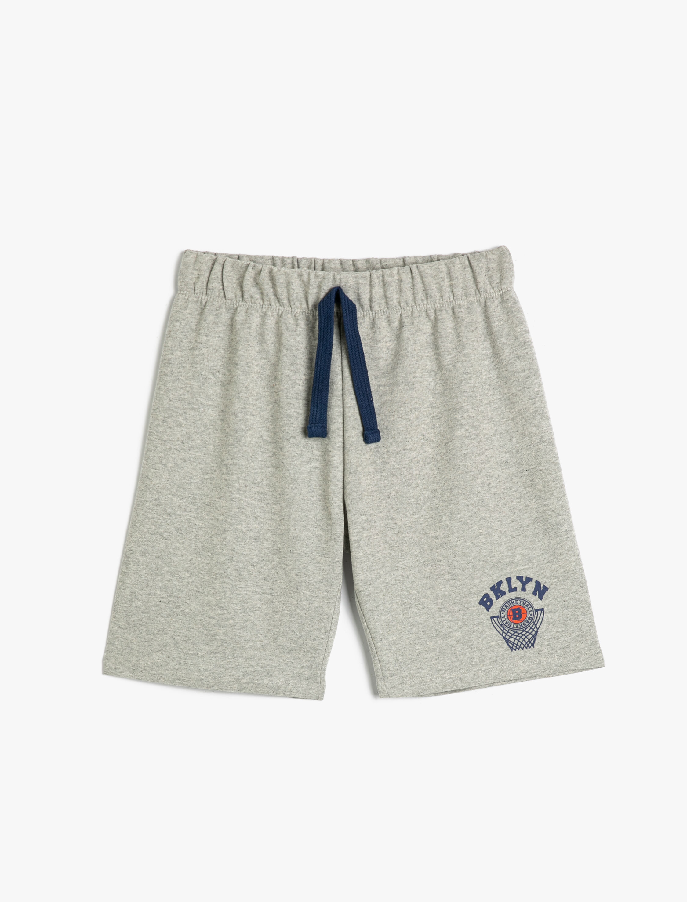  Erkek Çocuk Şort Beli Bağlamalı Baskılı