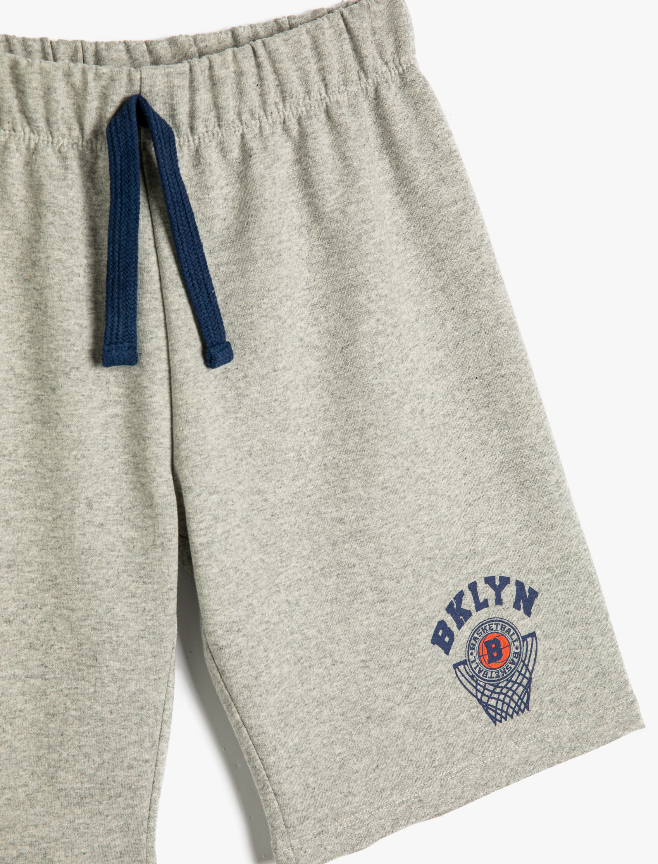  Erkek Çocuk Şort Beli Bağlamalı Baskılı