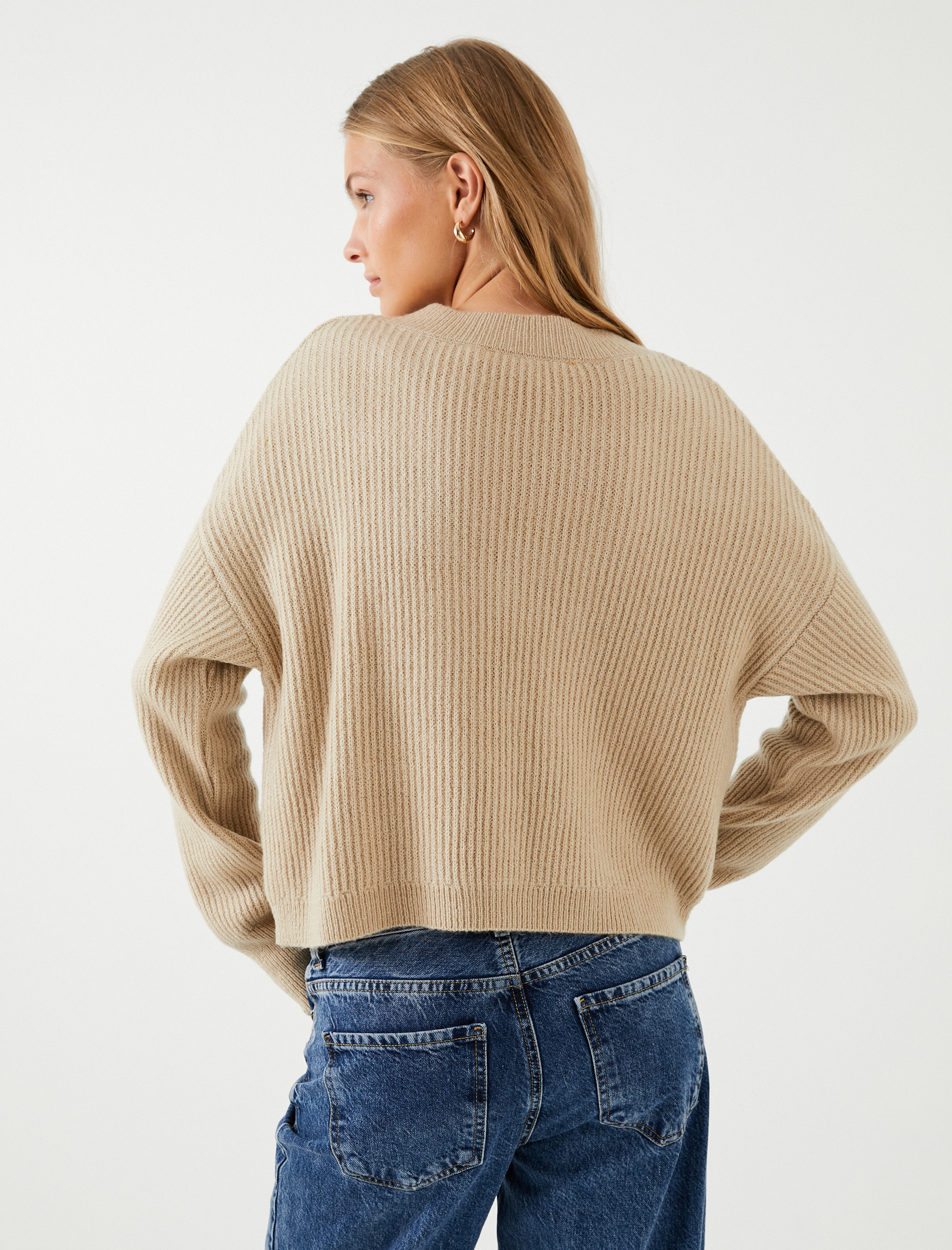   Basic V Yaka Triko Kazak Akrilik