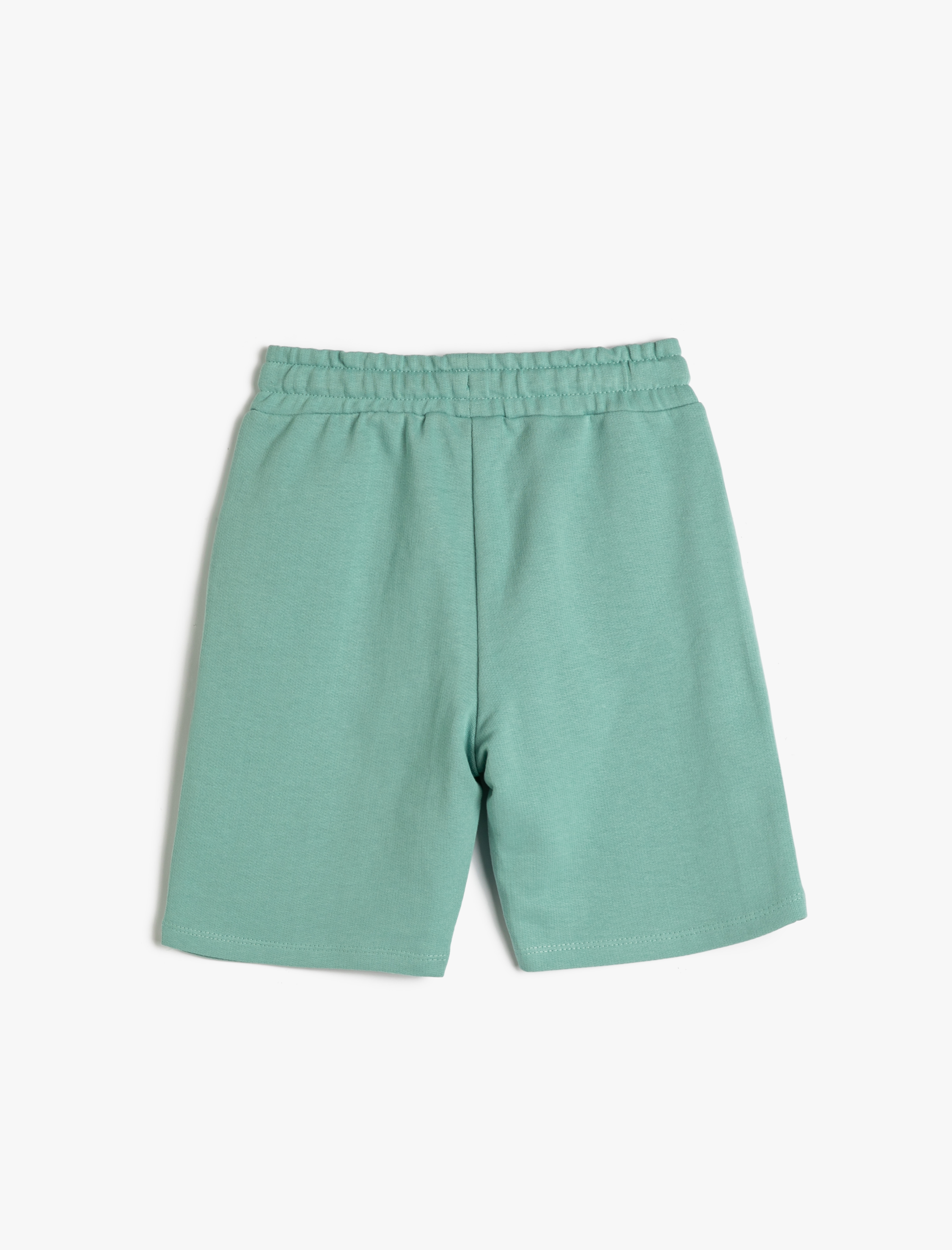  Erkek Çocuk Şort Beli Bağlamalı Baskılı Cep Detaylı Pamuklu