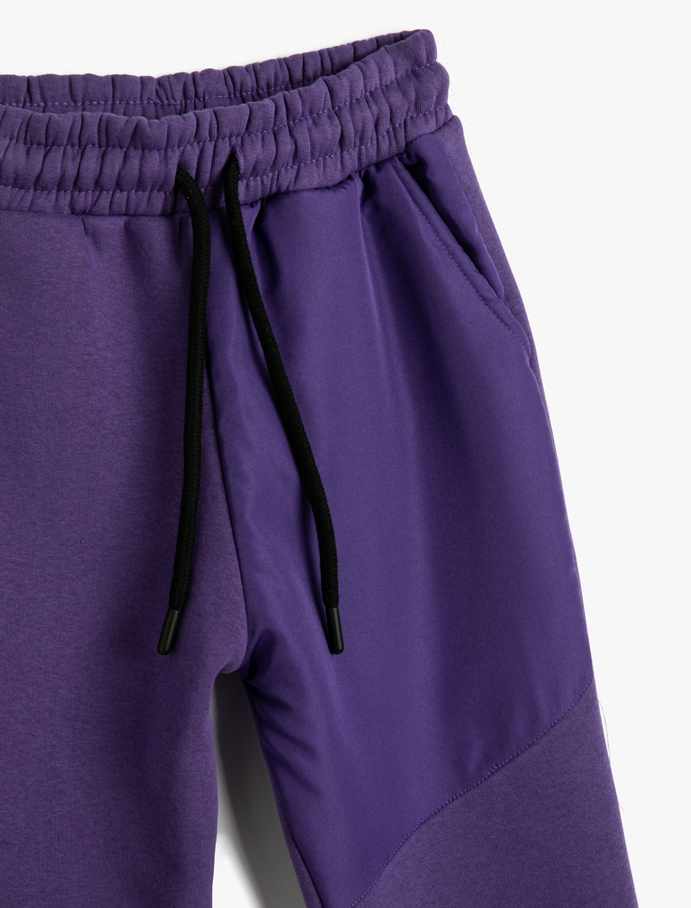  Kız Çocuk Jogger Eşofman Altı Beli Bağlamalı Cepli Pamuklu Şardonlu