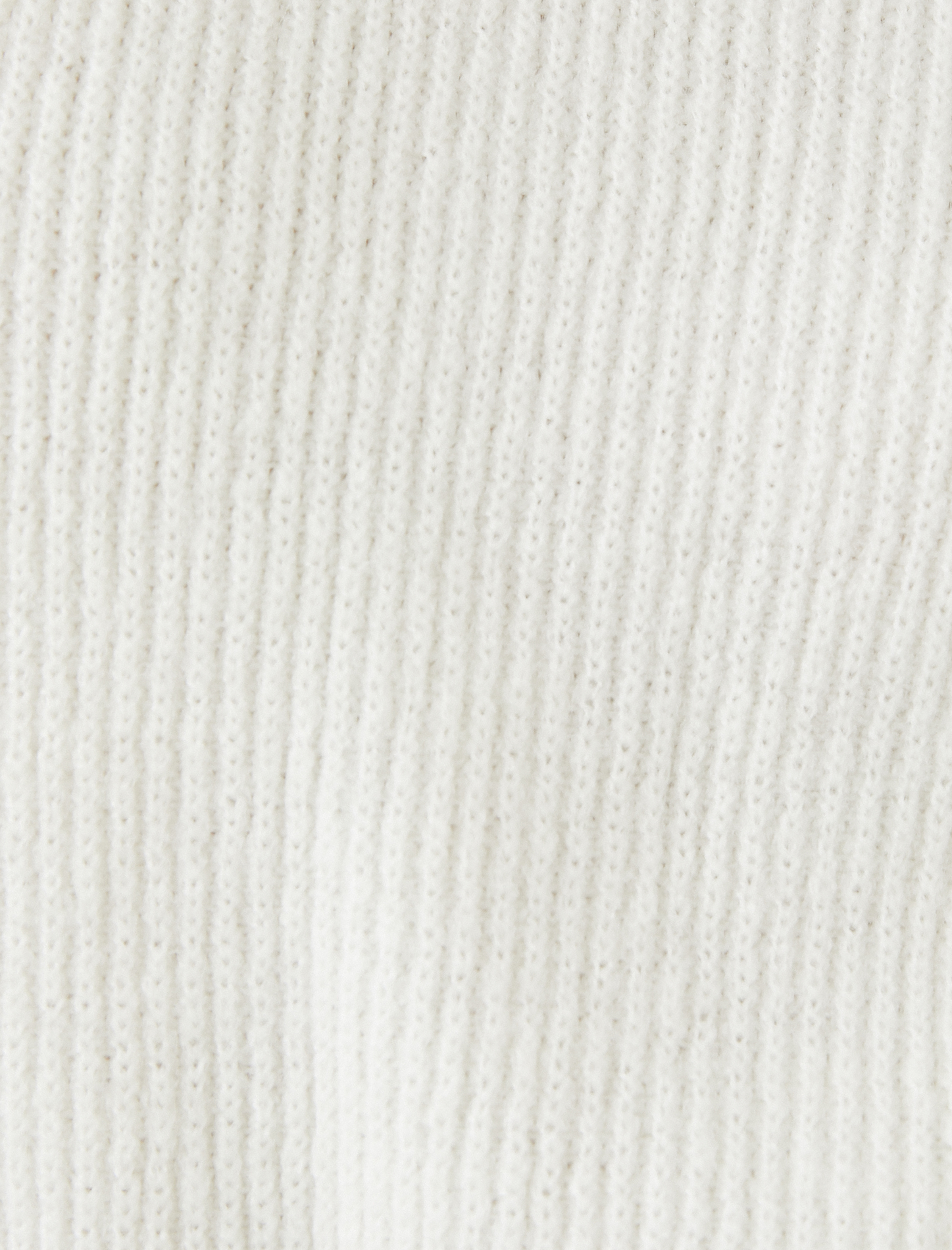   Basic Kazak Örgü Bisiklet Yaka Düşük Omuzlu Fitilli