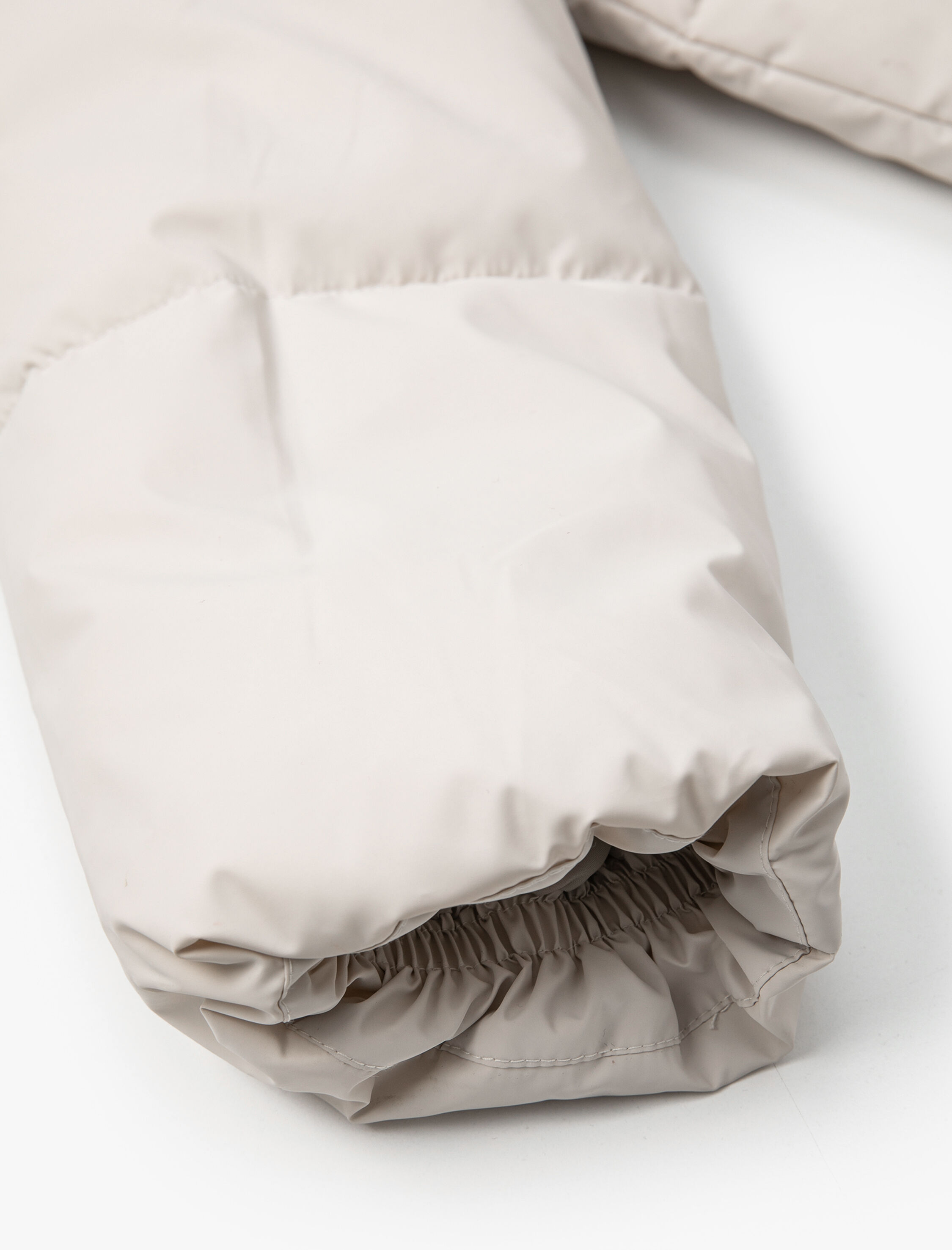   Kısa Şişme Mont Fermuarlı Kapüşonlu Cepli