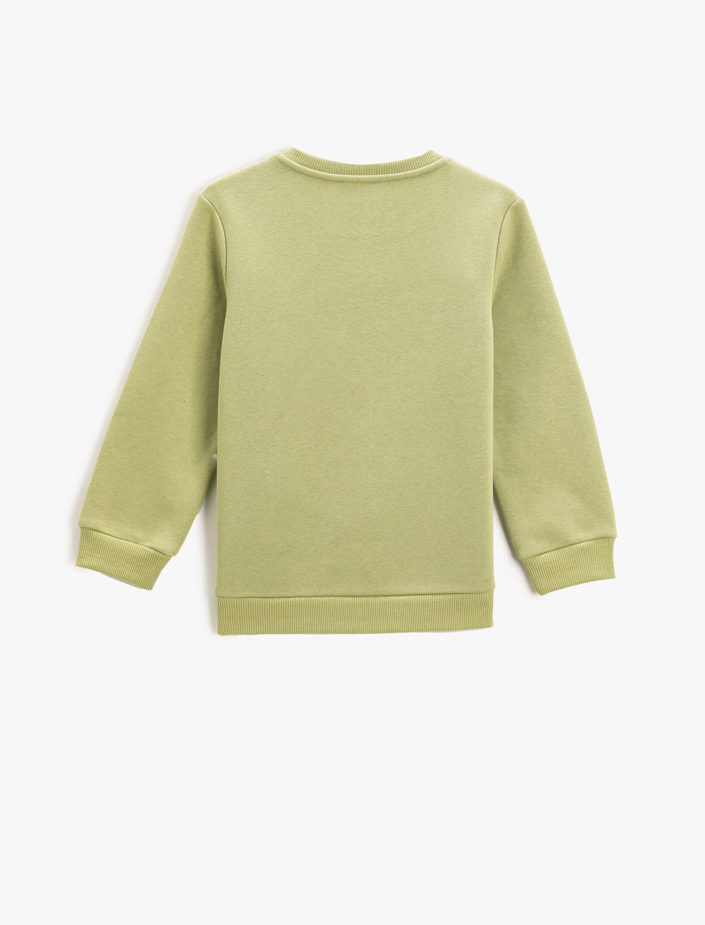  Erkek Çocuk Basic Sweatshirt Bisiklet Yaka