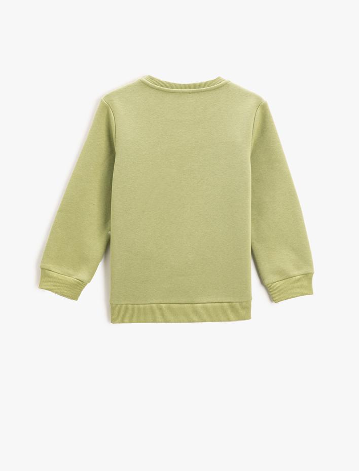 Erkek Çocuk Basic Sweatshirt Bisiklet Yaka