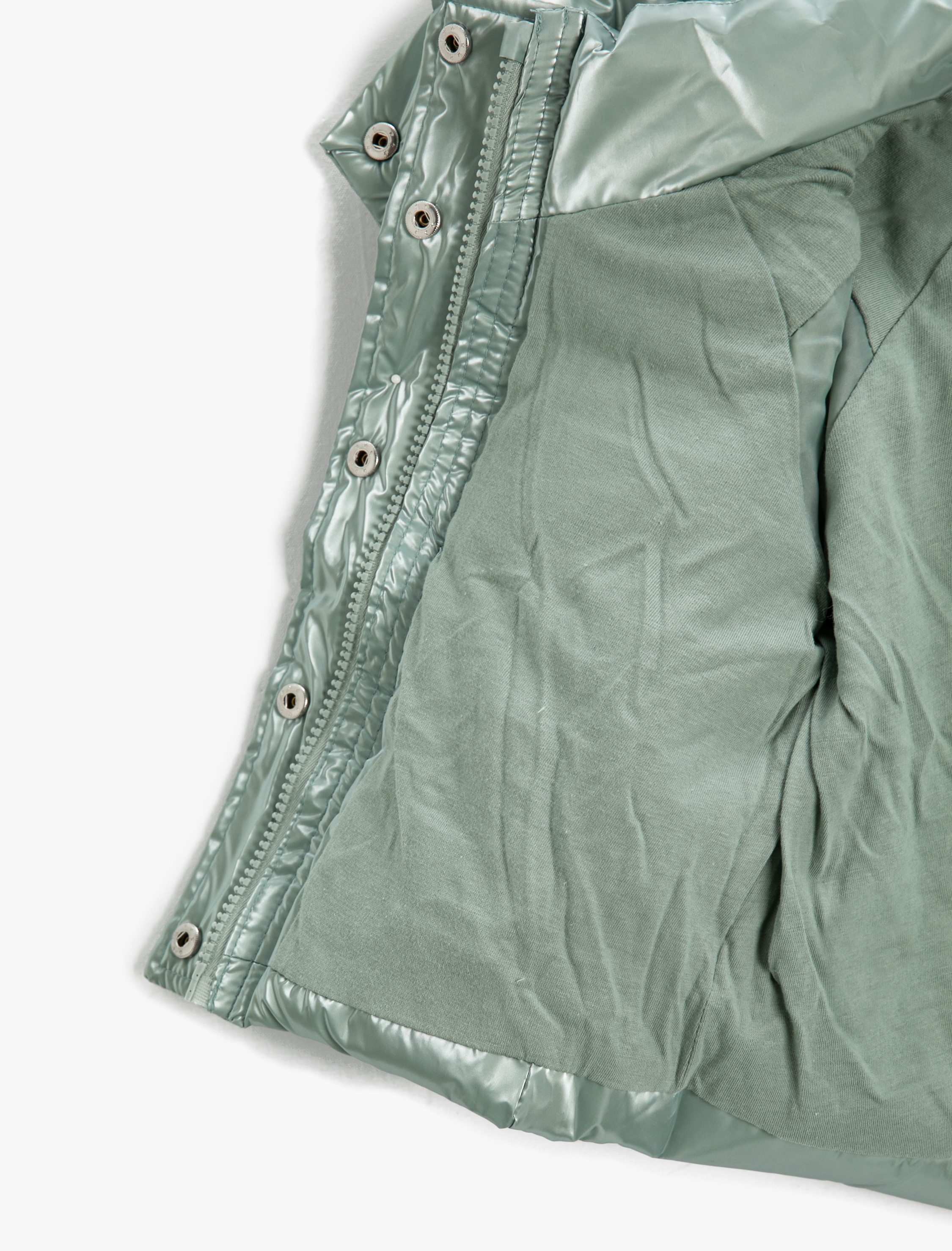  Kız Bebek Şişme Mont Çıtçıt Düğmeli