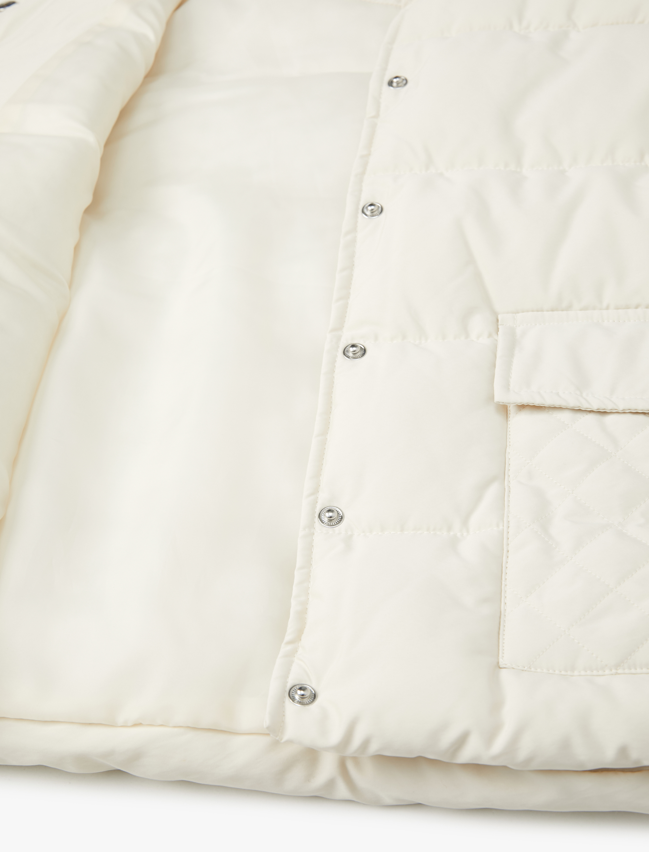   Şişme Yelek Çıtçıtlı Dik Yaka Cepli