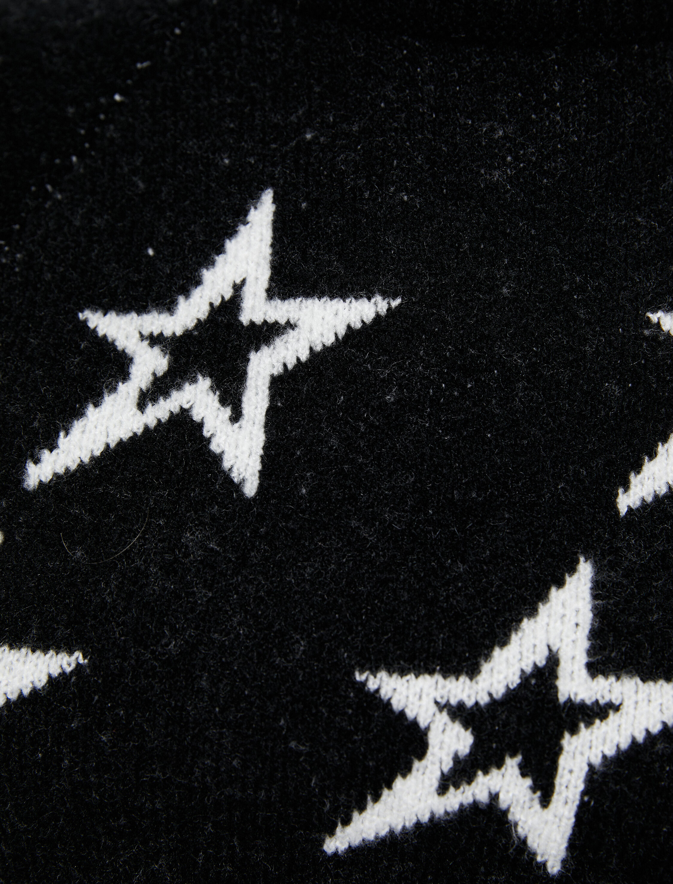 Boğazlı Kazak Yıldızlı Örgü Ribanalı