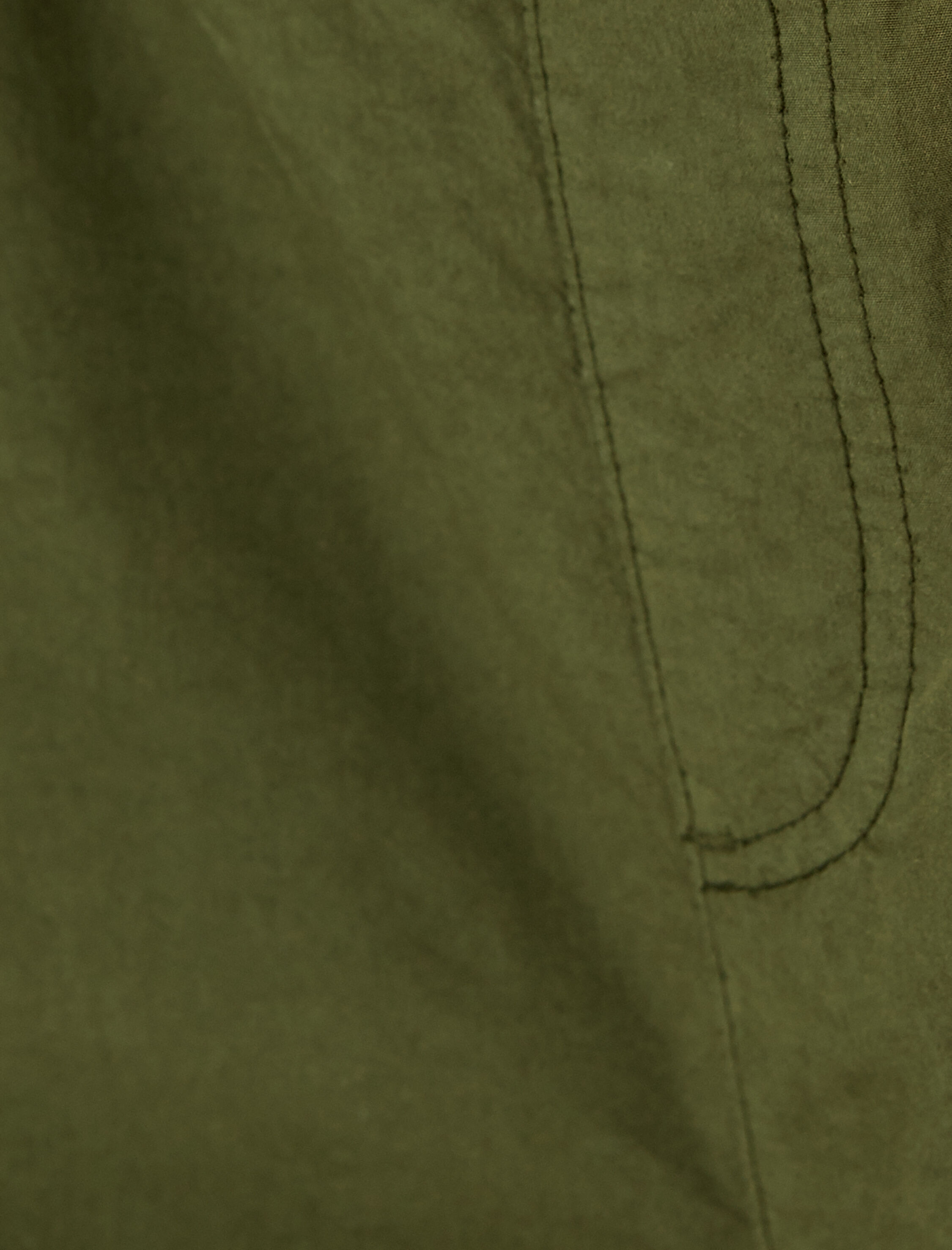   Oversize Paraşüt Pantolon Kat Detaylı Cepli Pamuklu