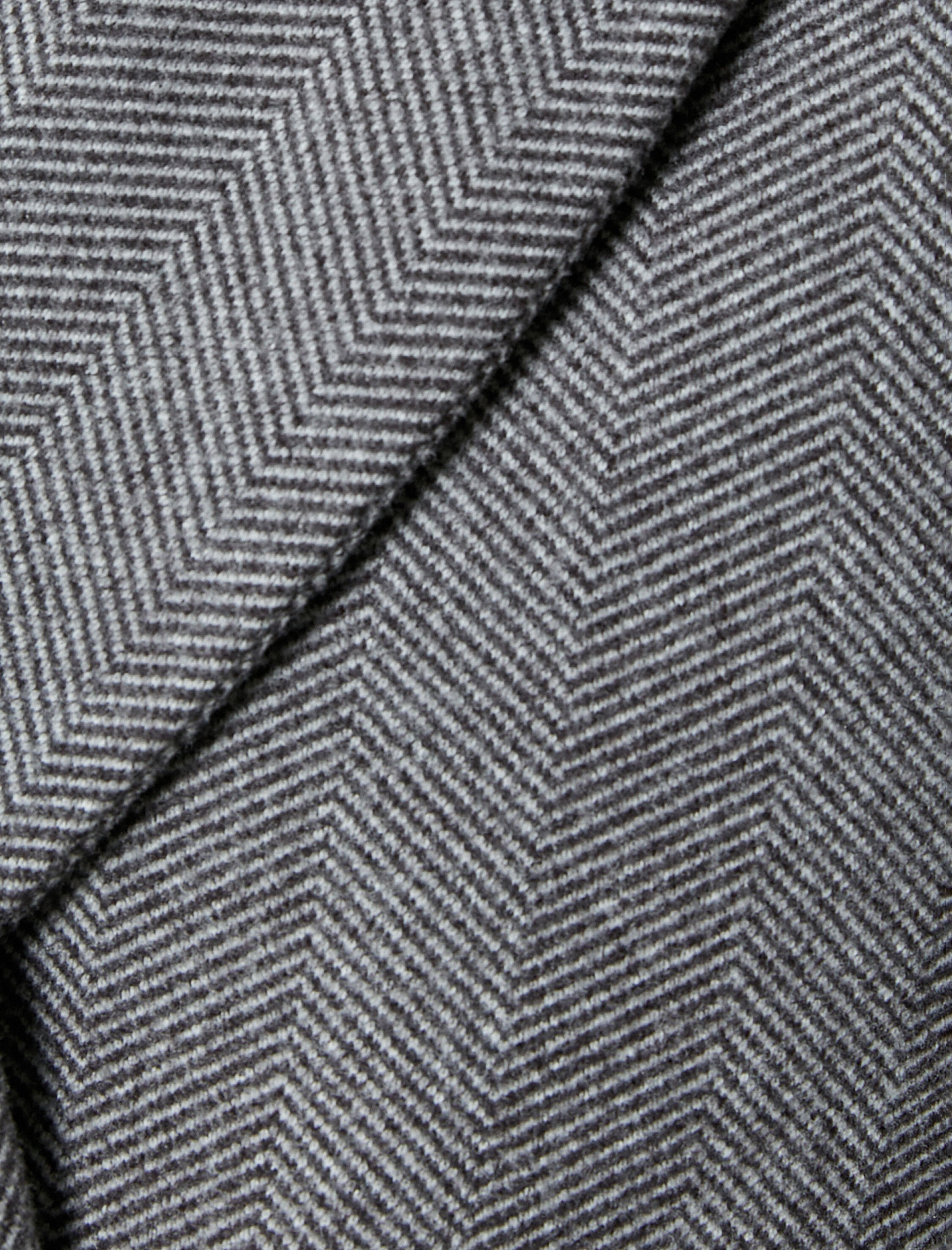   Oversize Kaşe Kaban Kruvaze Düğmeli Kapaklı Cepli