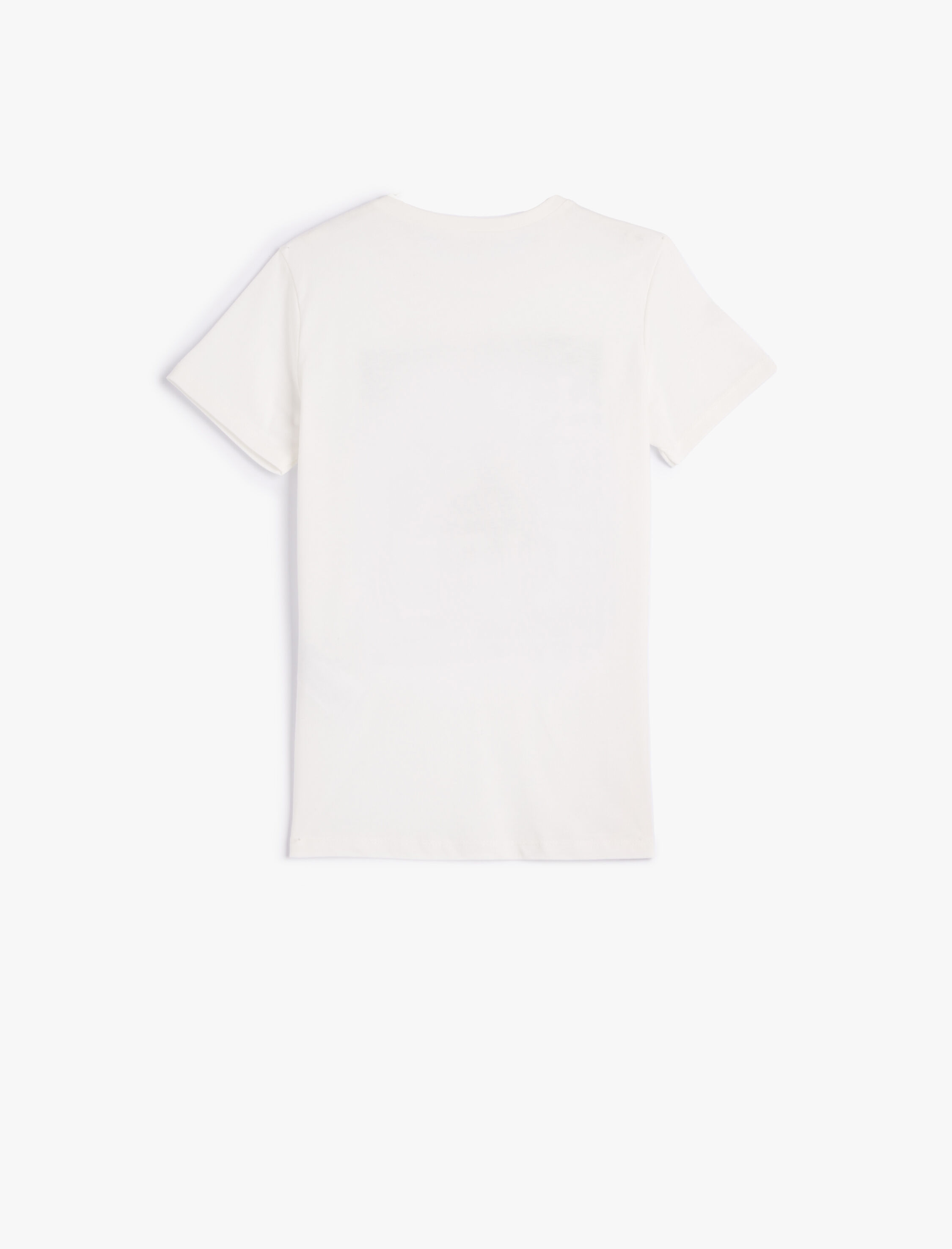  Erkek Çocuk Tişört Kısa Kollu Bisiklet Yaka Kamuflaj Baskı Detaylı Pamuklu