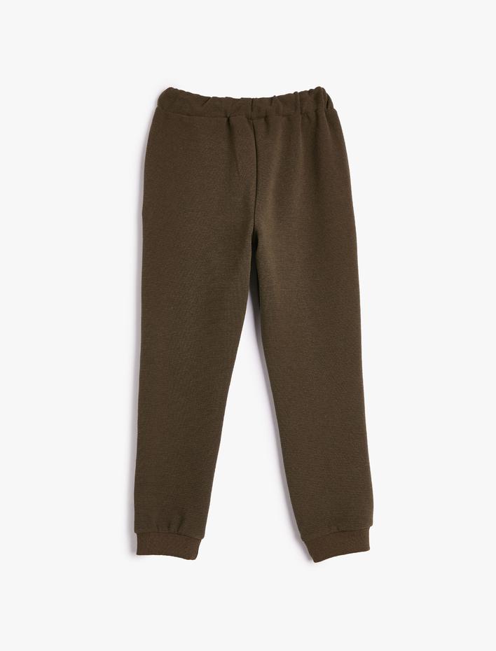Erkek Çocuk Basic Jogger Eşofman Altı Beli Bağlamalı Cepli