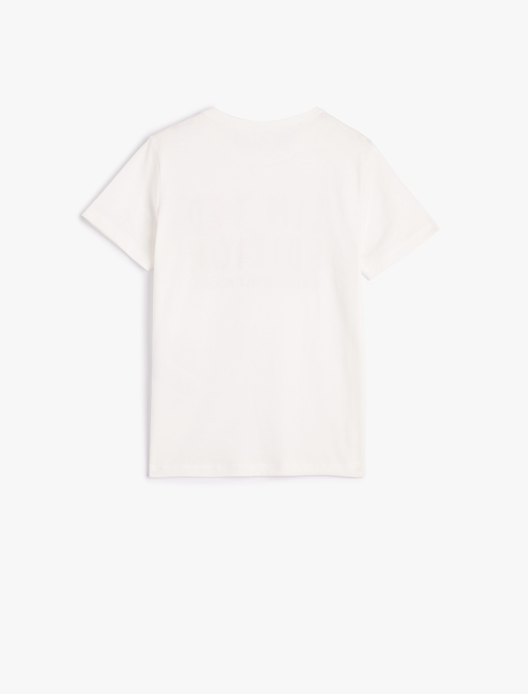  Erkek Çocuk Tişört Kısa Kollu Bisiklet Yaka Slogan Baskı Detaylı Pamuklu