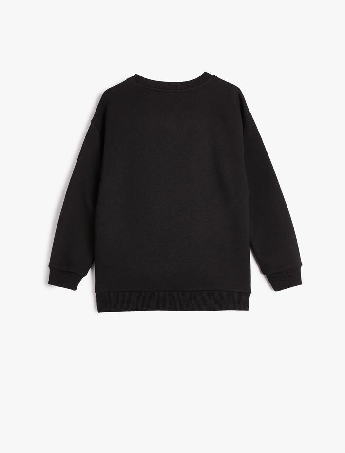 Erkek Çocuk Hulk Sweatshirt Lisanslı Bisiklet Yaka Uzun Kollu Şardonlu