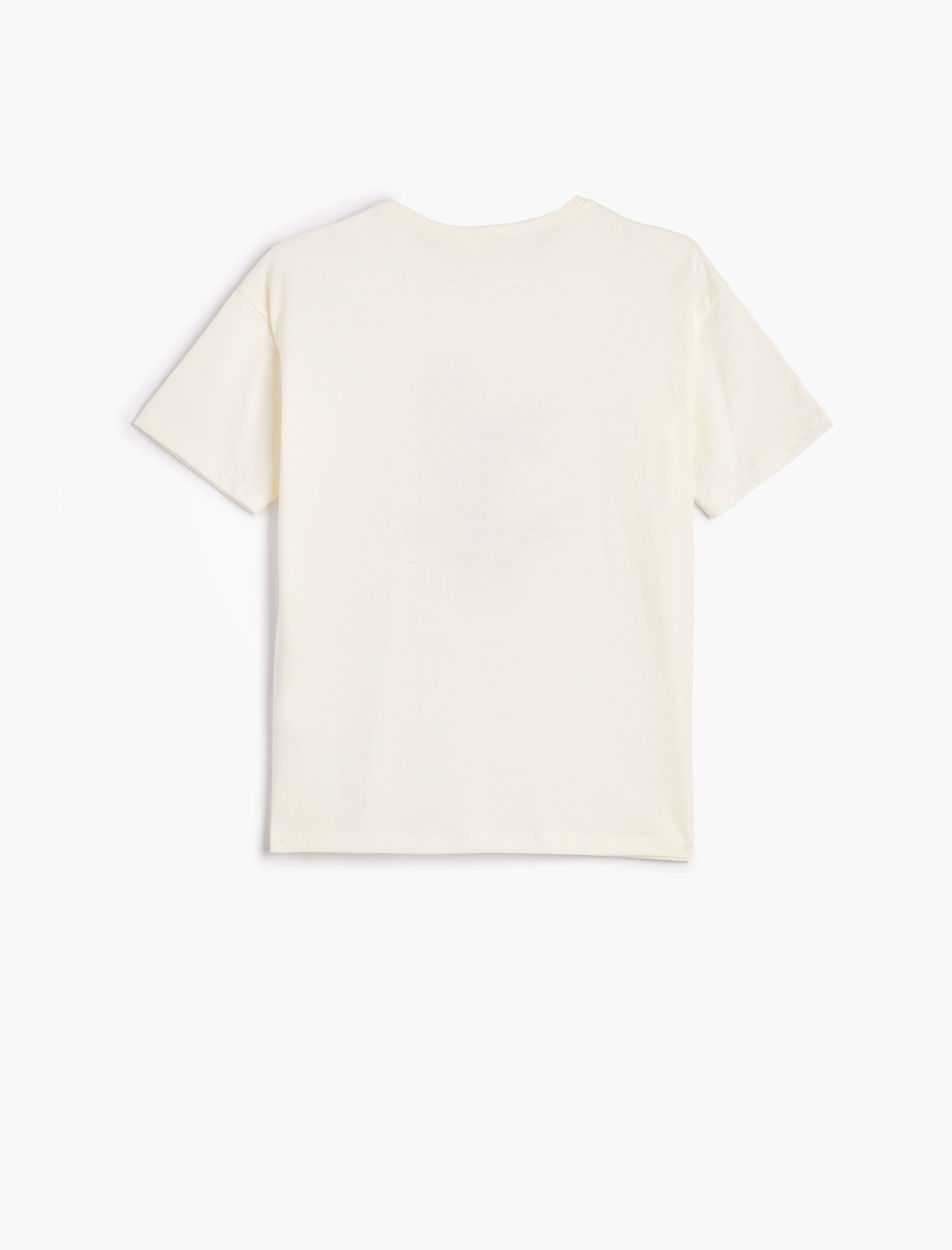  Erkek Çocuk Tişört Kısa Kollu Bisiklet Yaka Yaz Temalı Baskı Detaylı Pamuklu