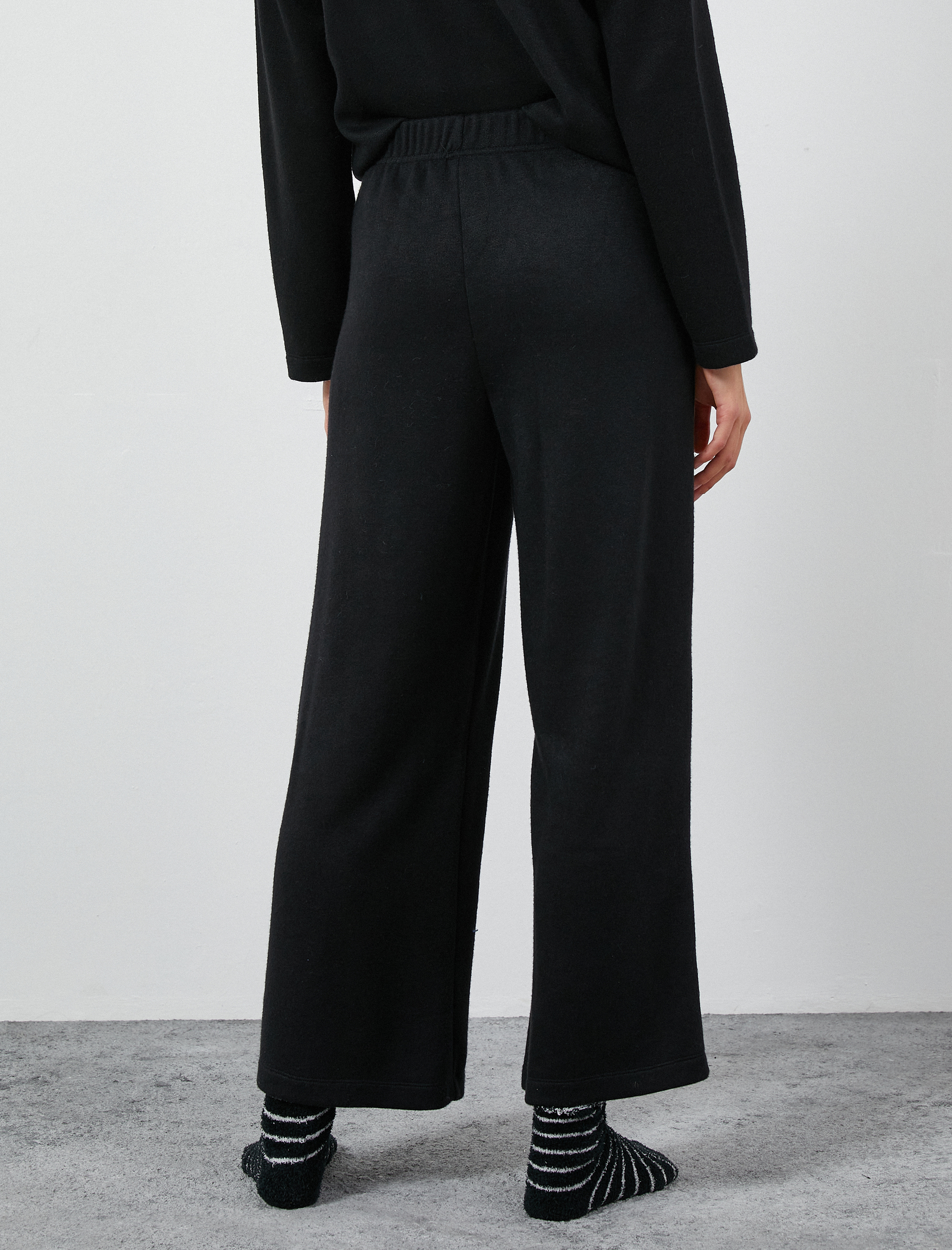   Geniş Paça Pijama Altı Beli Lastikli