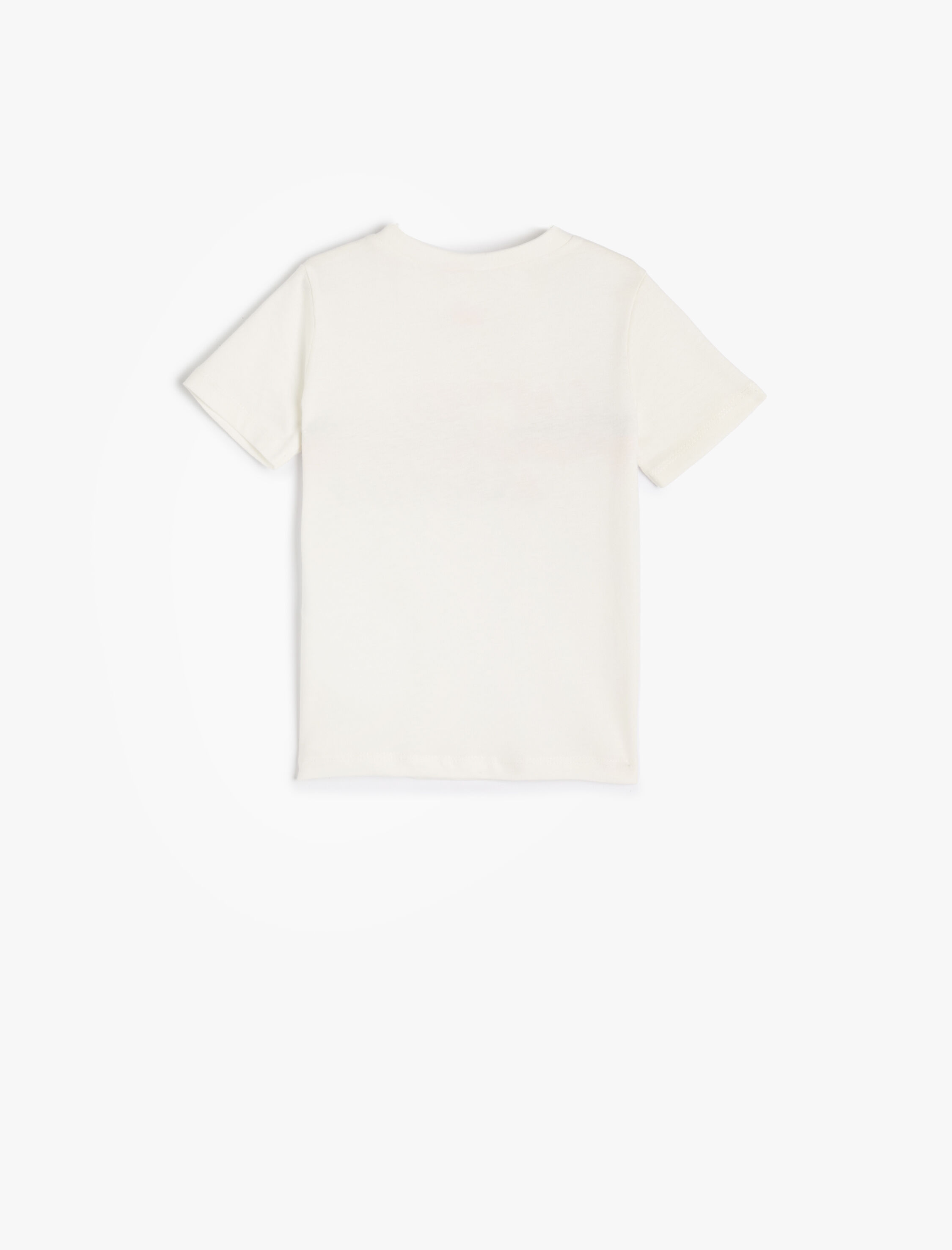  Erkek Bebek Tişört Kısa Kollu Slogan Baskılı Pamuklu