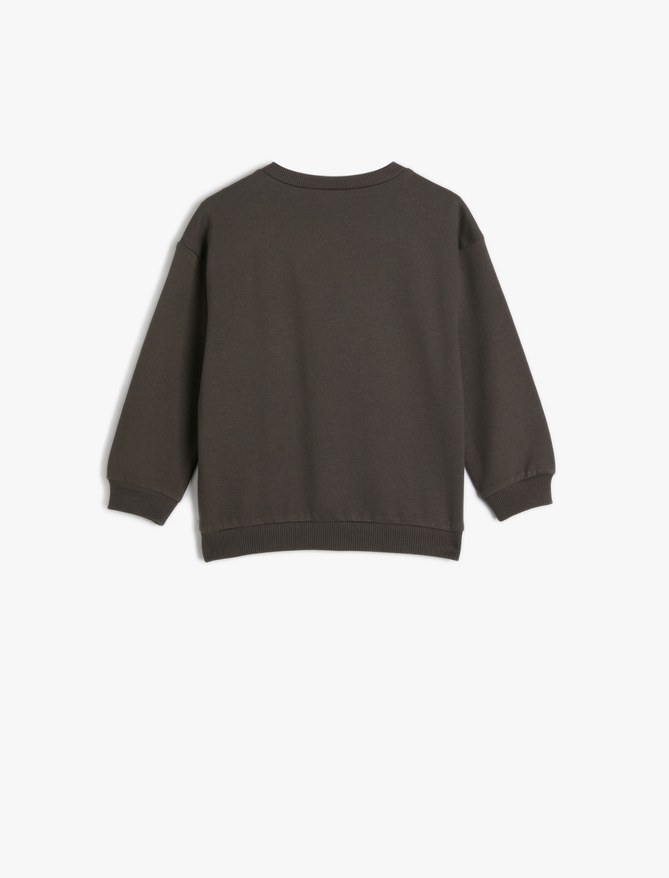  Erkek Bebek Koalalı Sweatshirt Uzun Kollu Bisiklet Yaka Şardonlu Pamuklu