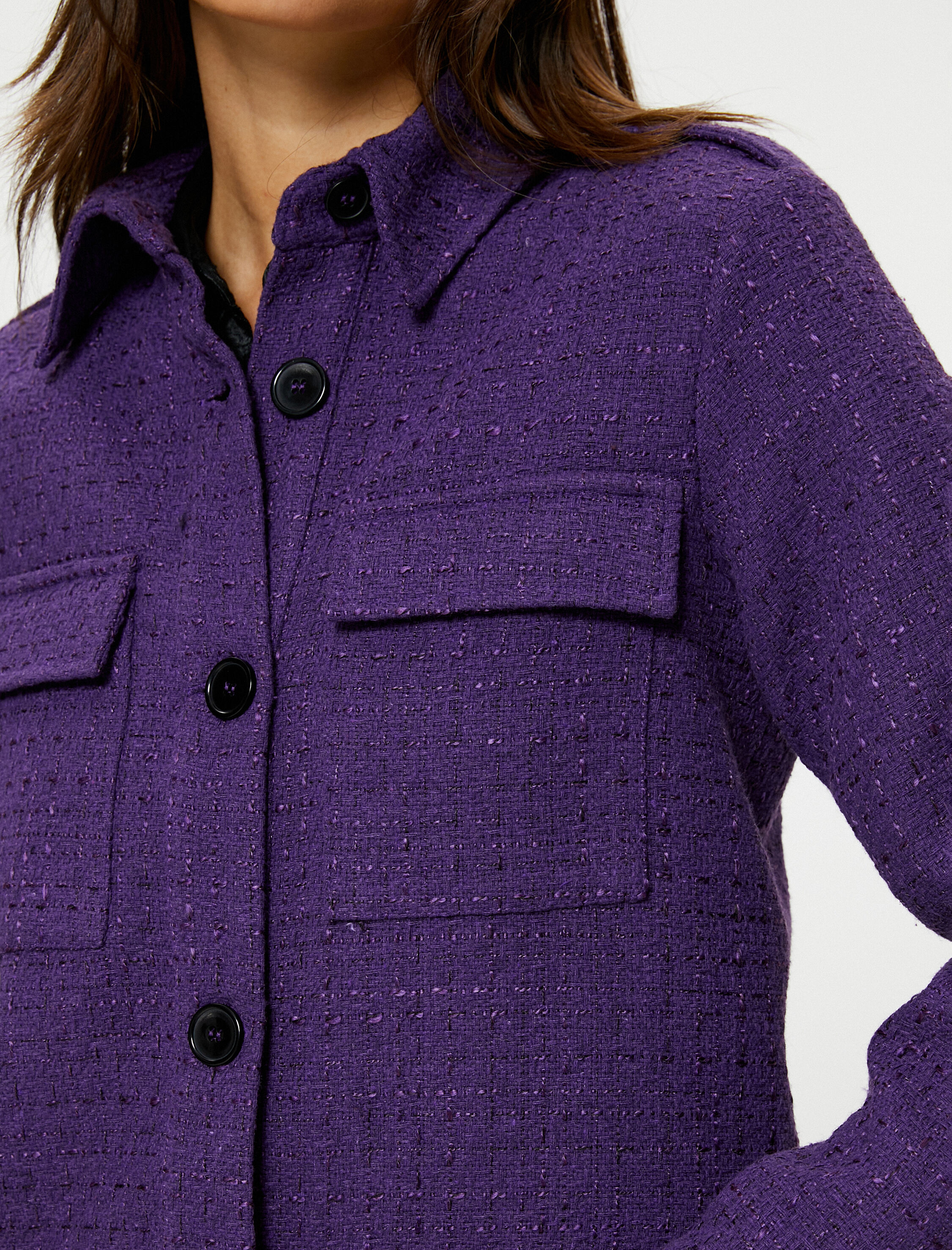   Tuba Ünsal X Koton - Crop Tüvit Ceket