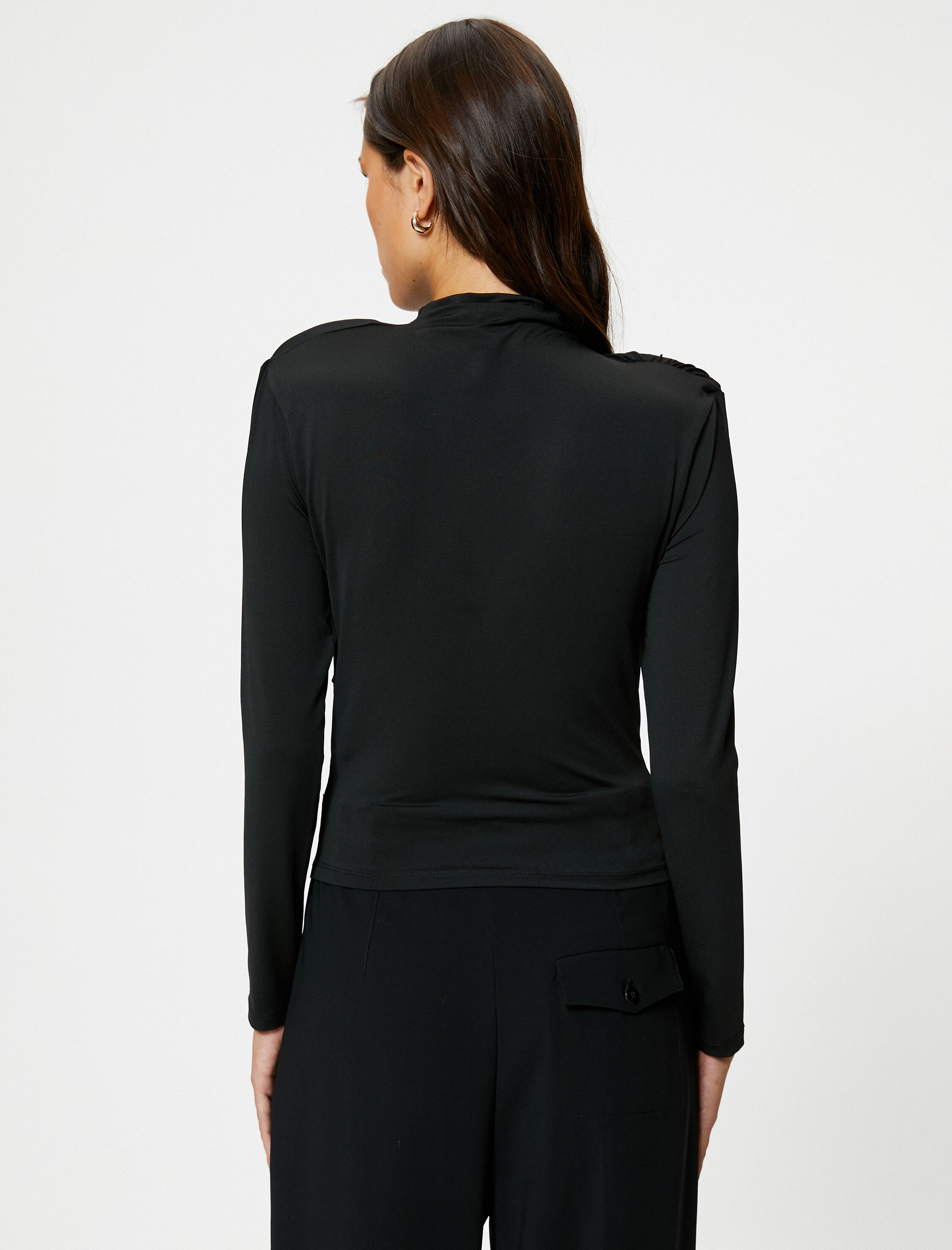 Uzun Kollu Body Dik Yaka Regular Fit