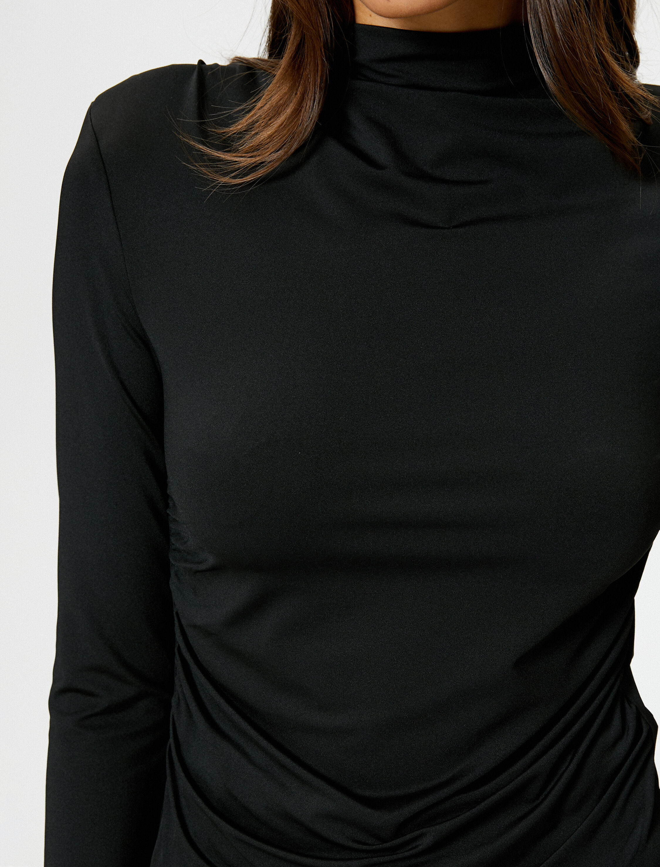 Uzun Kollu Body Dik Yaka Regular Fit