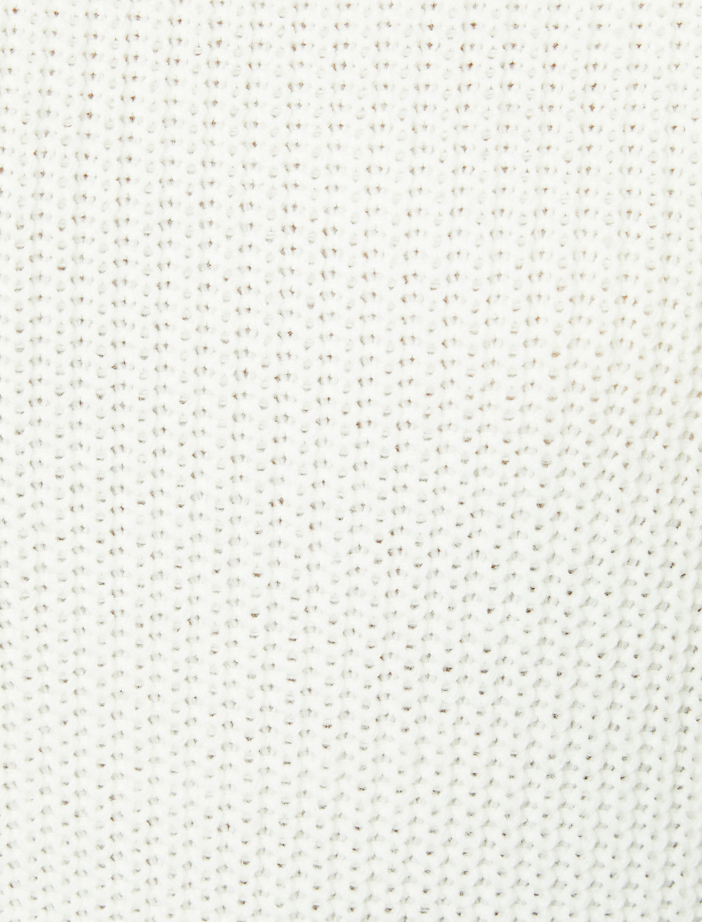   Oversize Kazak Dik Yaka Örgü Kaşmir Dokulu