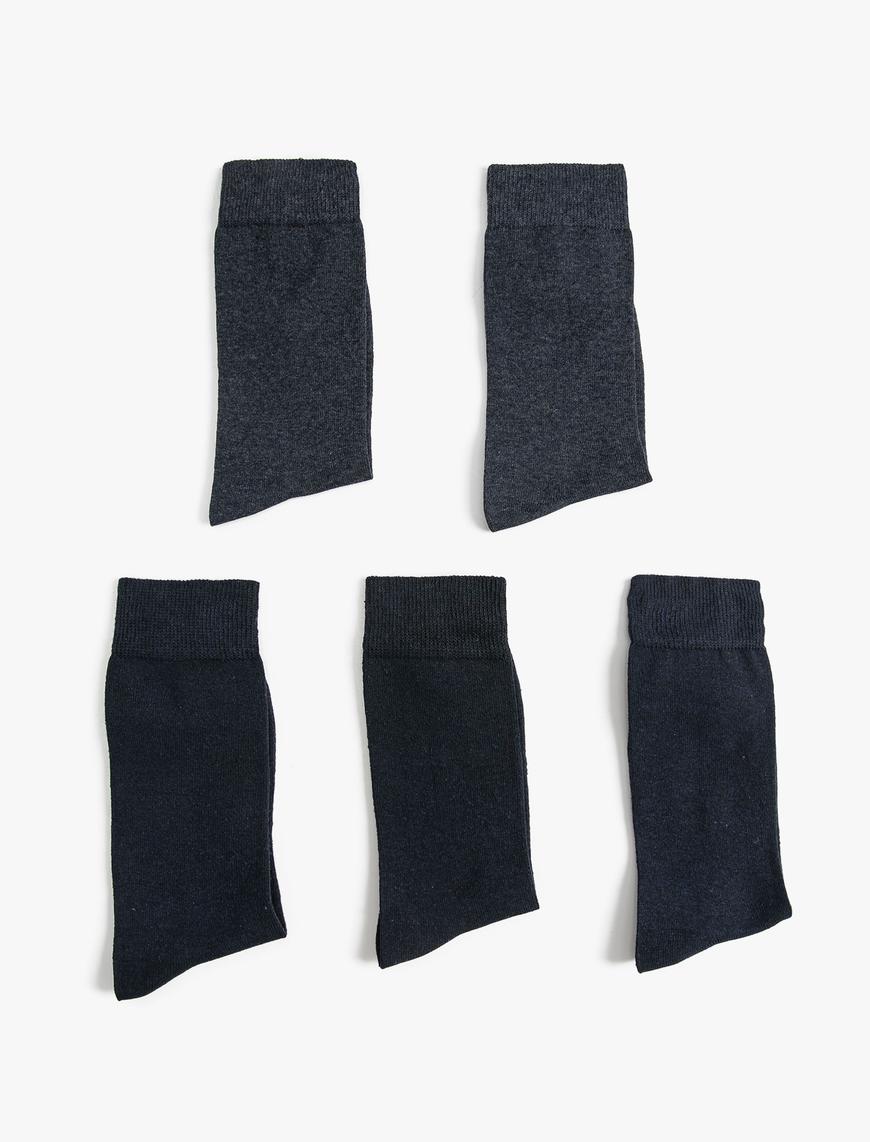  Erkek Basic 5'li Soket Çorap Seti