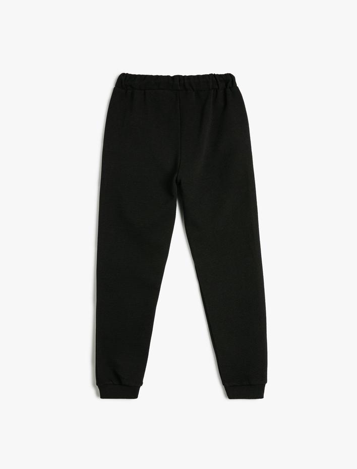 Erkek Çocuk Basic Jogger Eşofman Altı Beli Bağlamalı Cepli