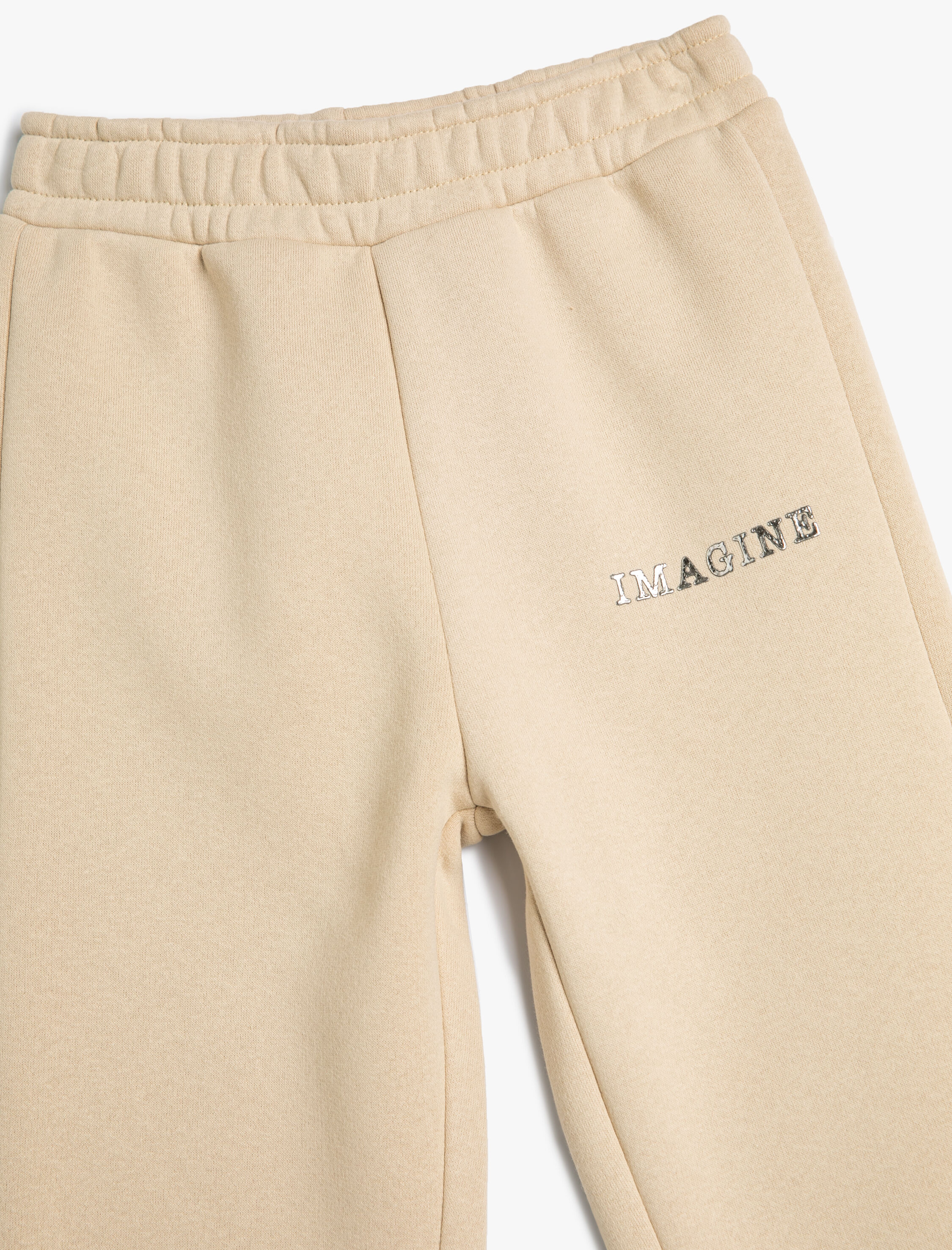  Kız Çocuk Basic Jogger Eşofman Altı Cepli Beli Bağlamalı Şardonlu