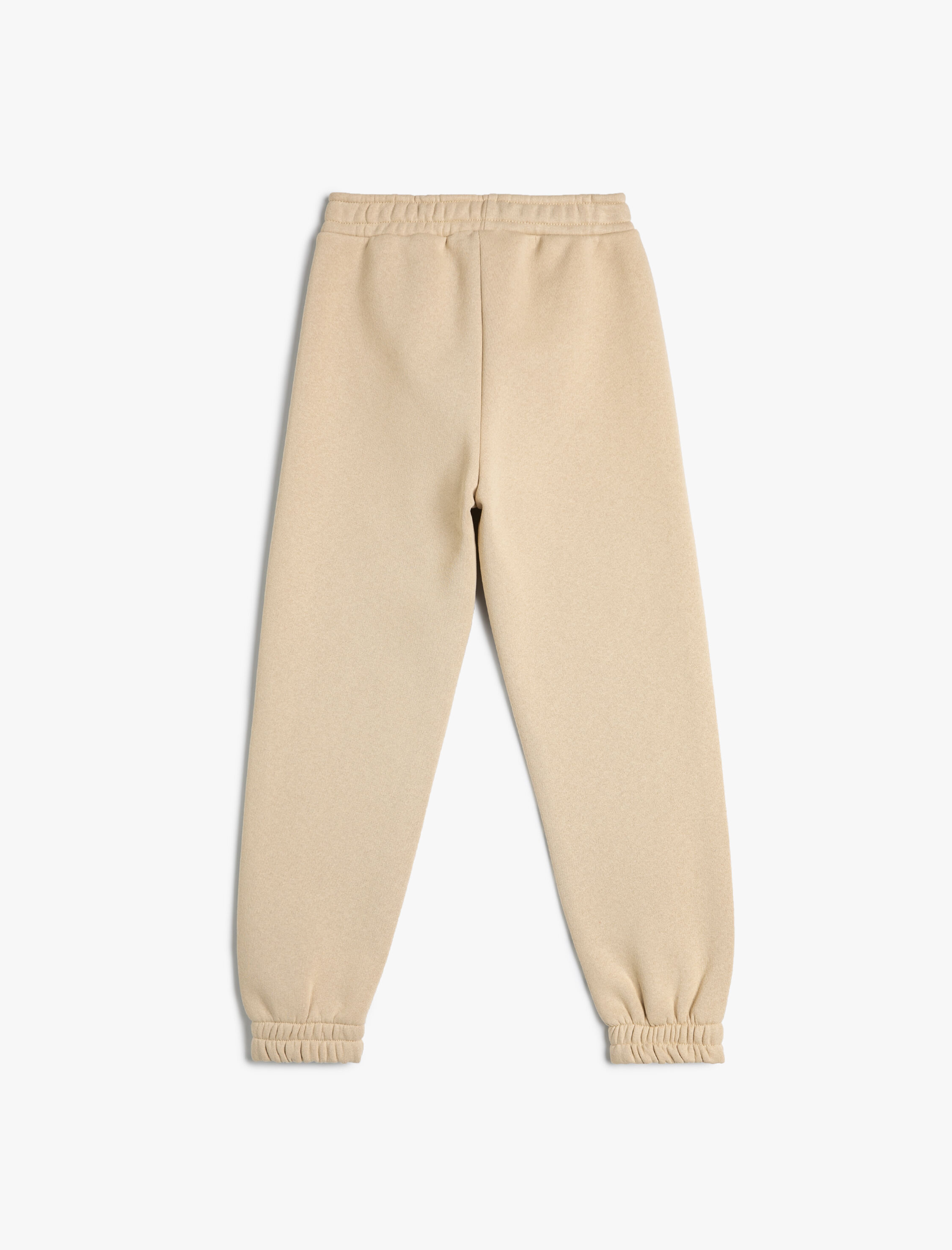  Kız Çocuk Basic Jogger Eşofman Altı Cepli Beli Bağlamalı Şardonlu