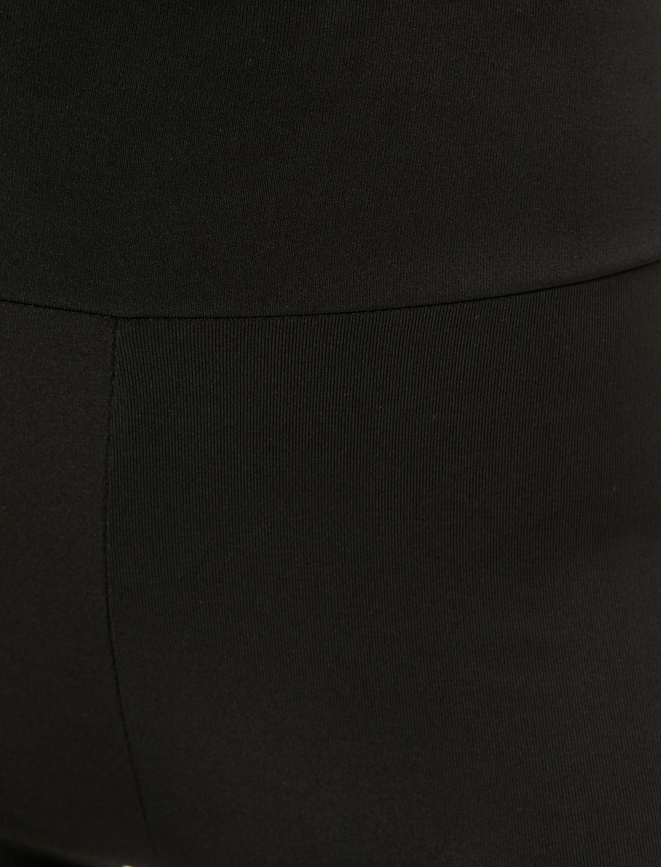   Spor Tayt Dikiş Detaylı Yüksek Bel