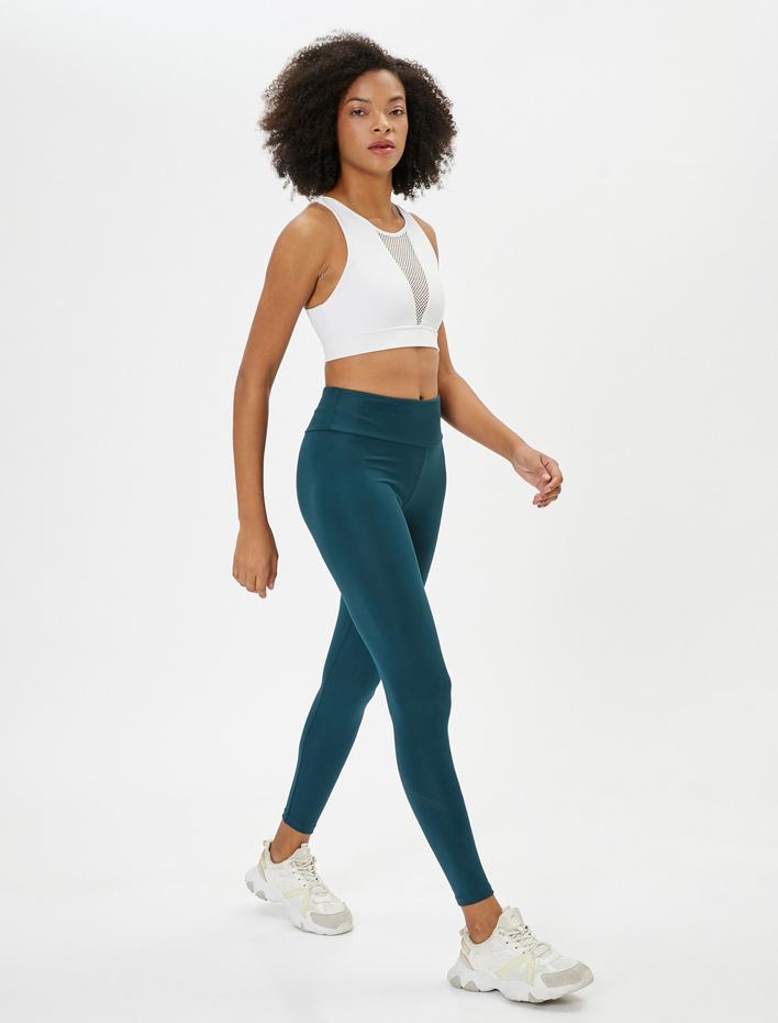  Spor Tayt Slim Fit Yüksek Bel