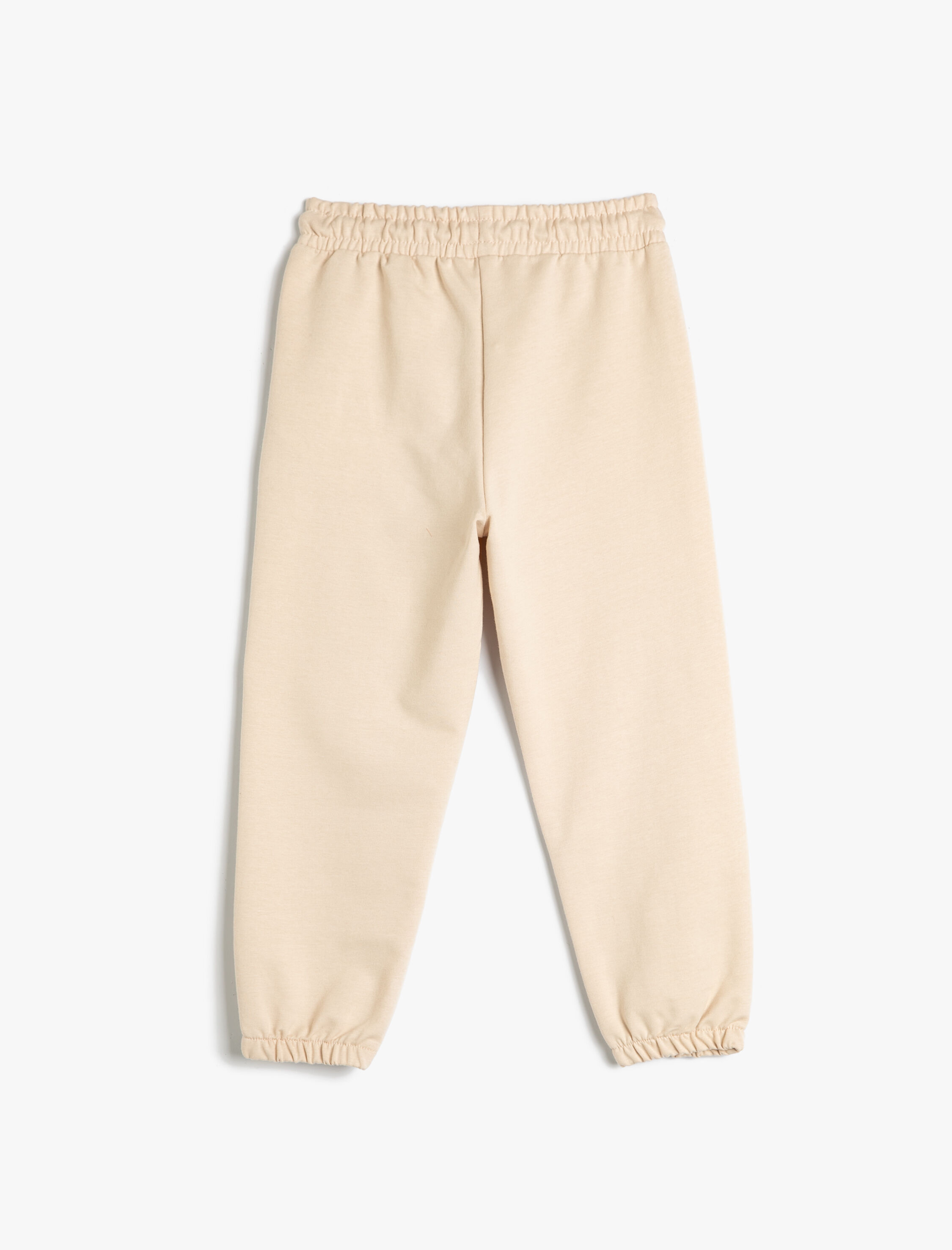  Kız Çocuk Basic Jogger Eşofman Altı Beli Bağlamalı