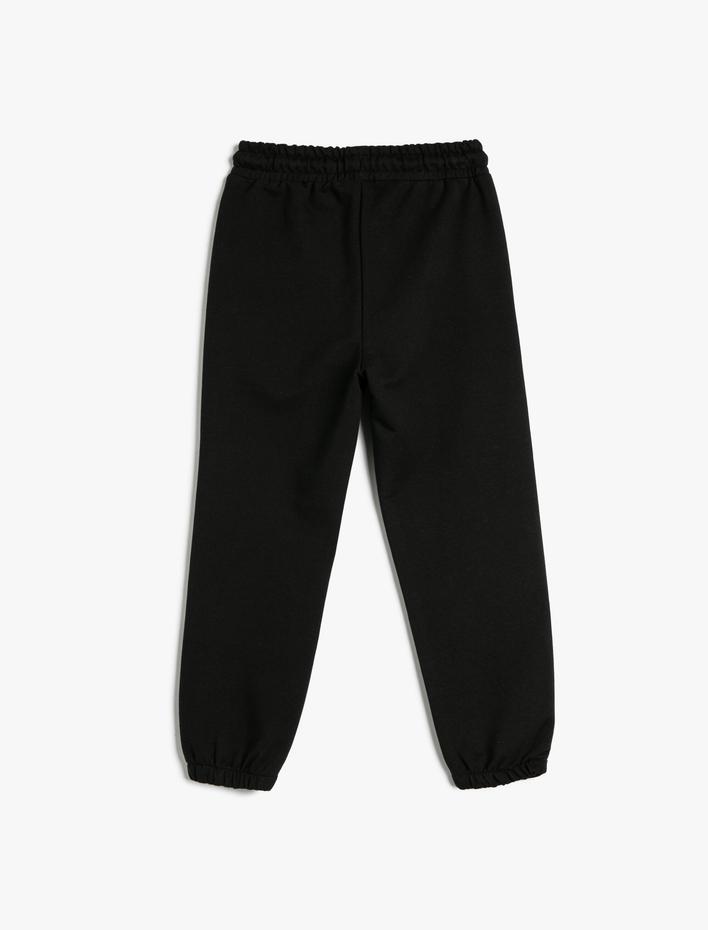 Kız Çocuk Basic Jogger Eşofman Altı Beli Bağlamalı