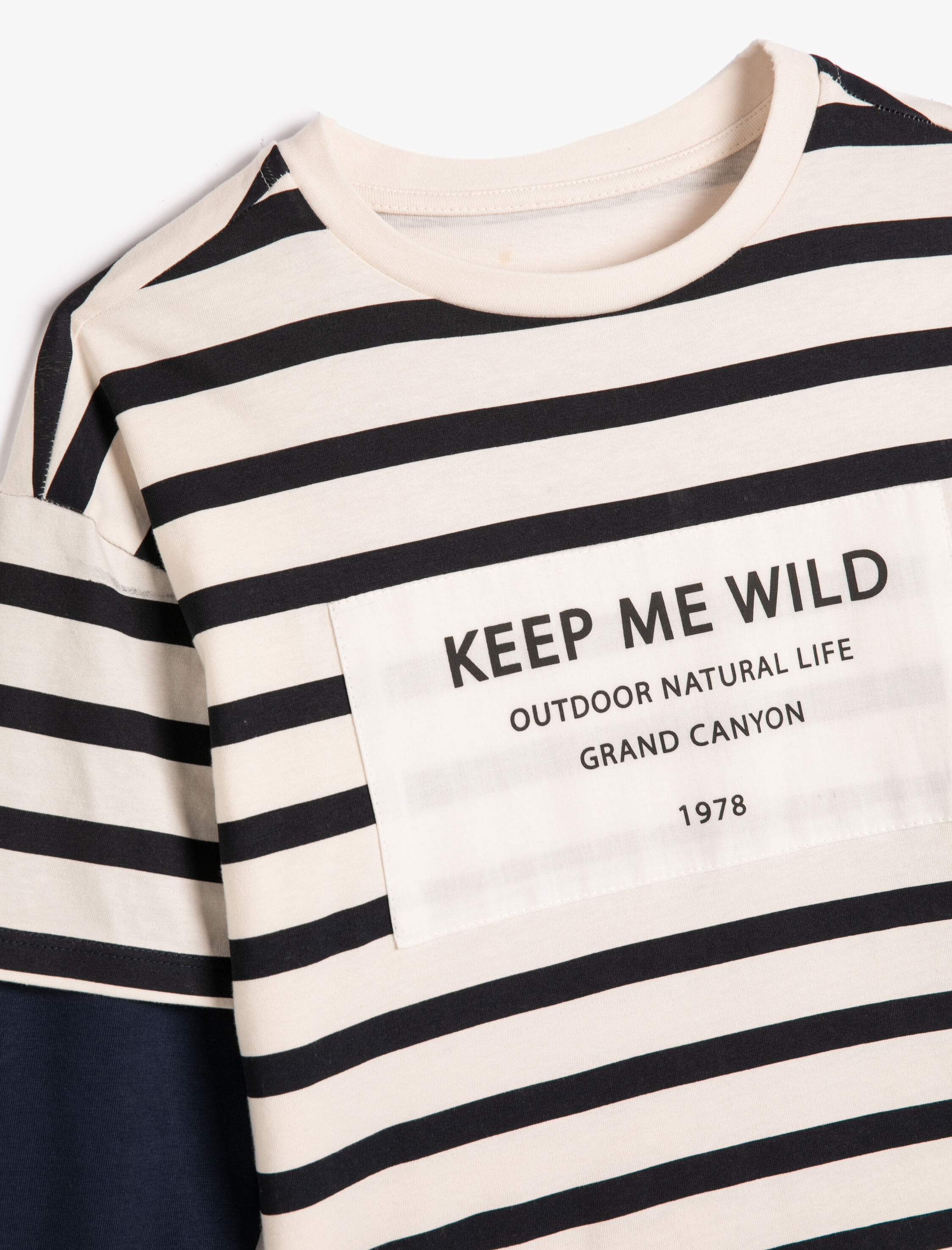  Erkek Çocuk Tişört Reglan Uzun Kollu Bisiklet Yaka Baskılı