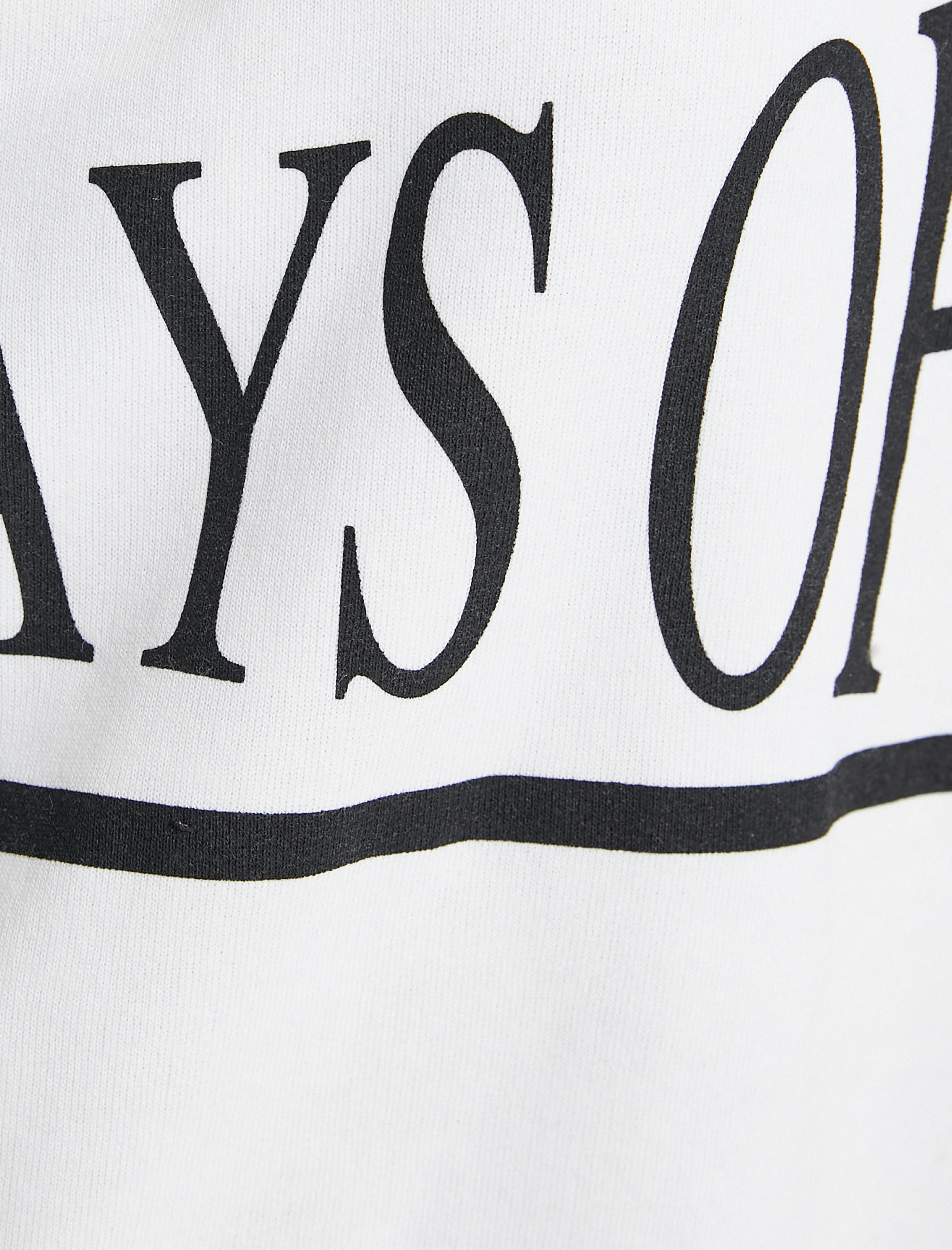   Şardonlu Spor Sweatshirt Yarım Fermuarlı Slogan Baskılı Oversize