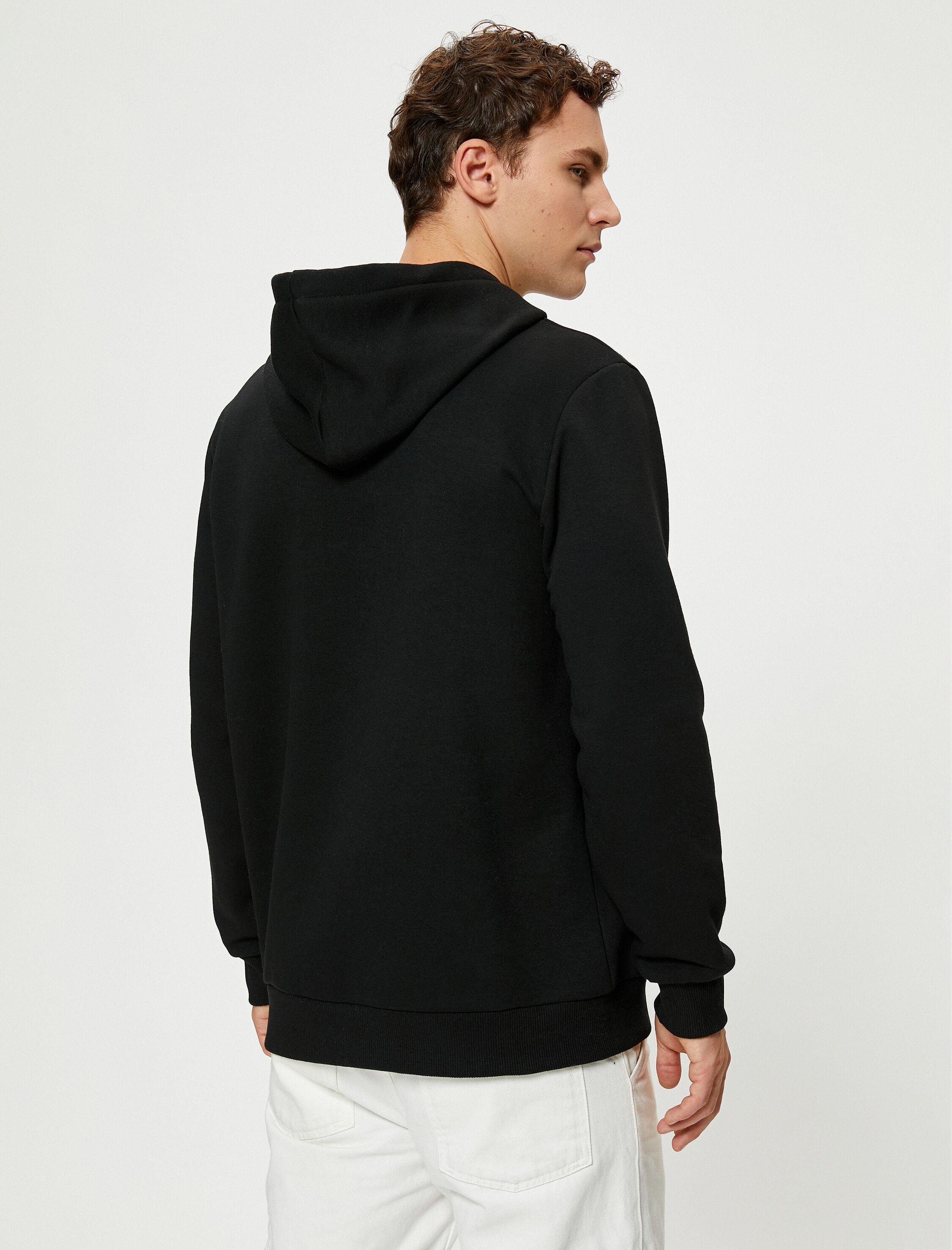 Bugs Bunny Kapşonlu Sweatshirt Lisanslı Baskılı Şardonlu