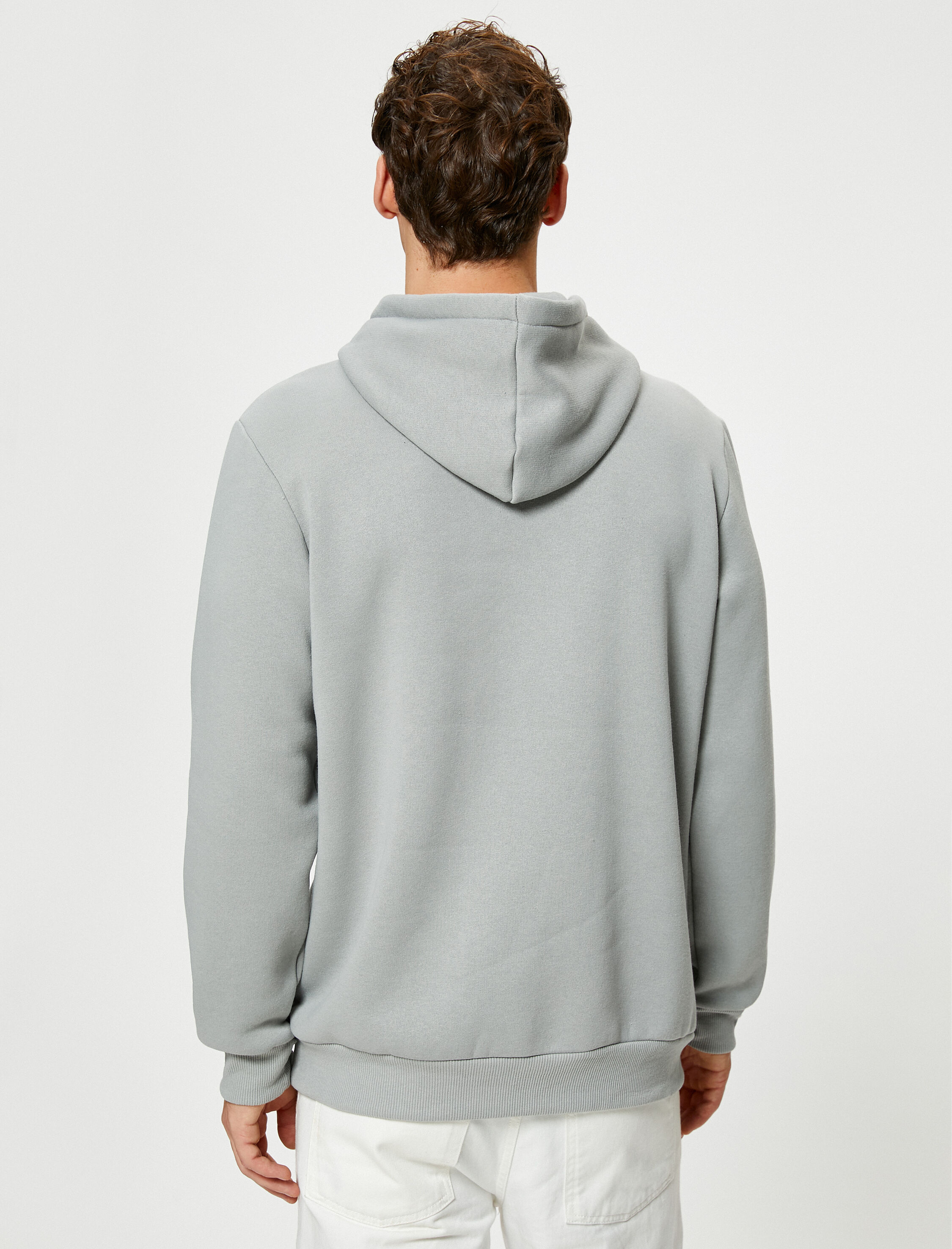   Rick and Morty Hoodie Kanguru Cepli Lisanslı Baskılı Şardonlu