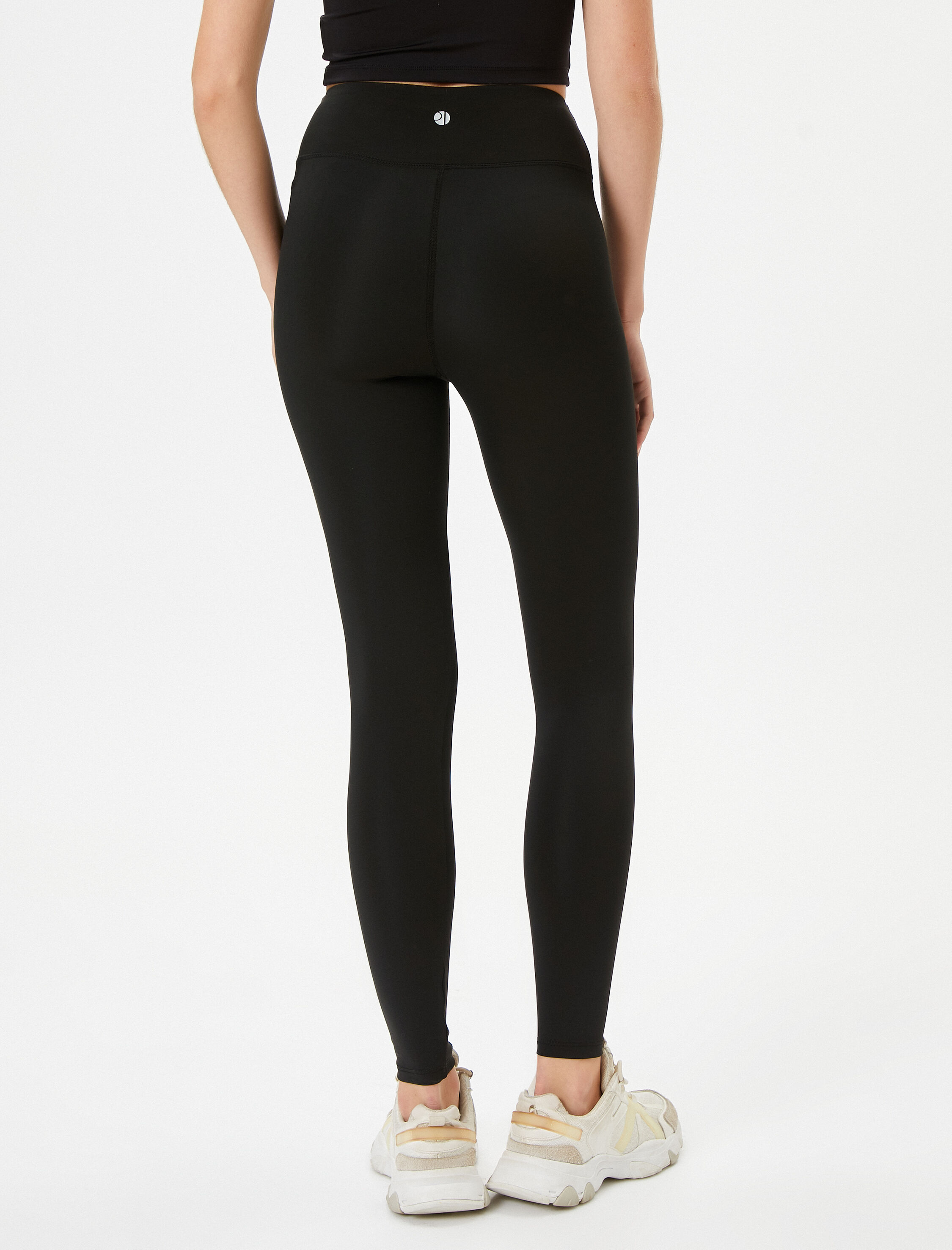   Basic Spor Tayt Cepli Yüksek Bel Slim Fit