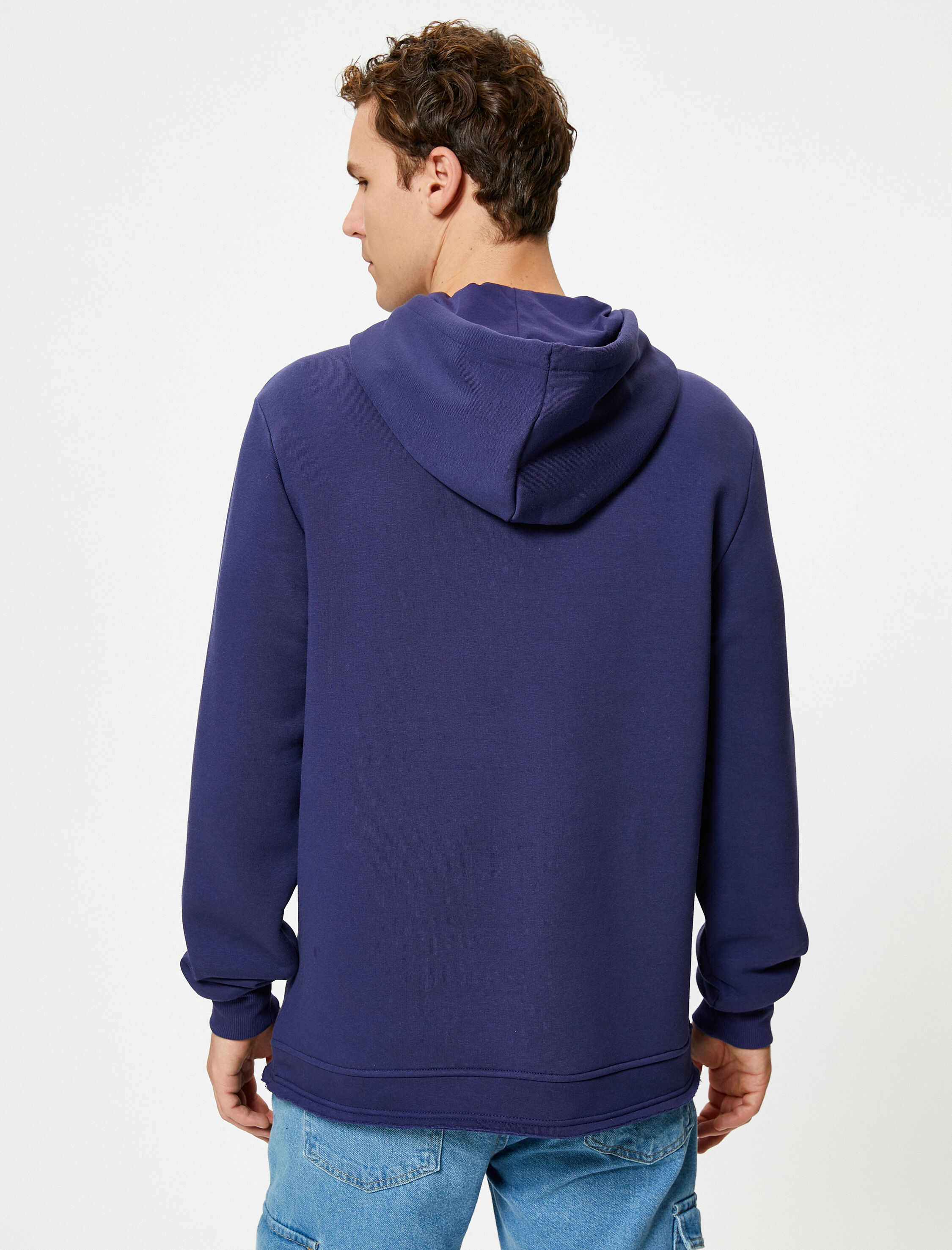   Superman Hoodie Kanguru Cepli Lisanslı Baskılı Şardonlu