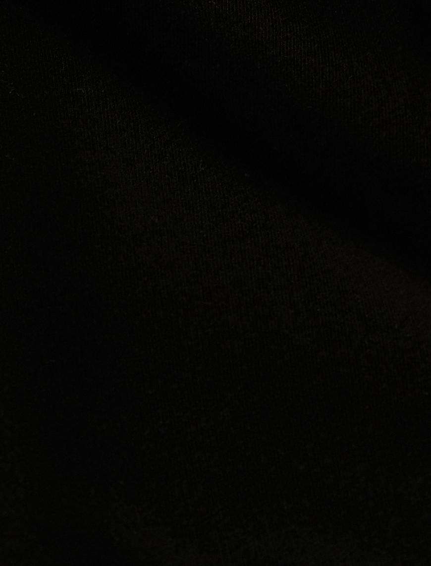   Tapered Fit Eşofman Altı Beli Bağlamalı Cepli Çizgili Rahat Kalıp Pamuklu