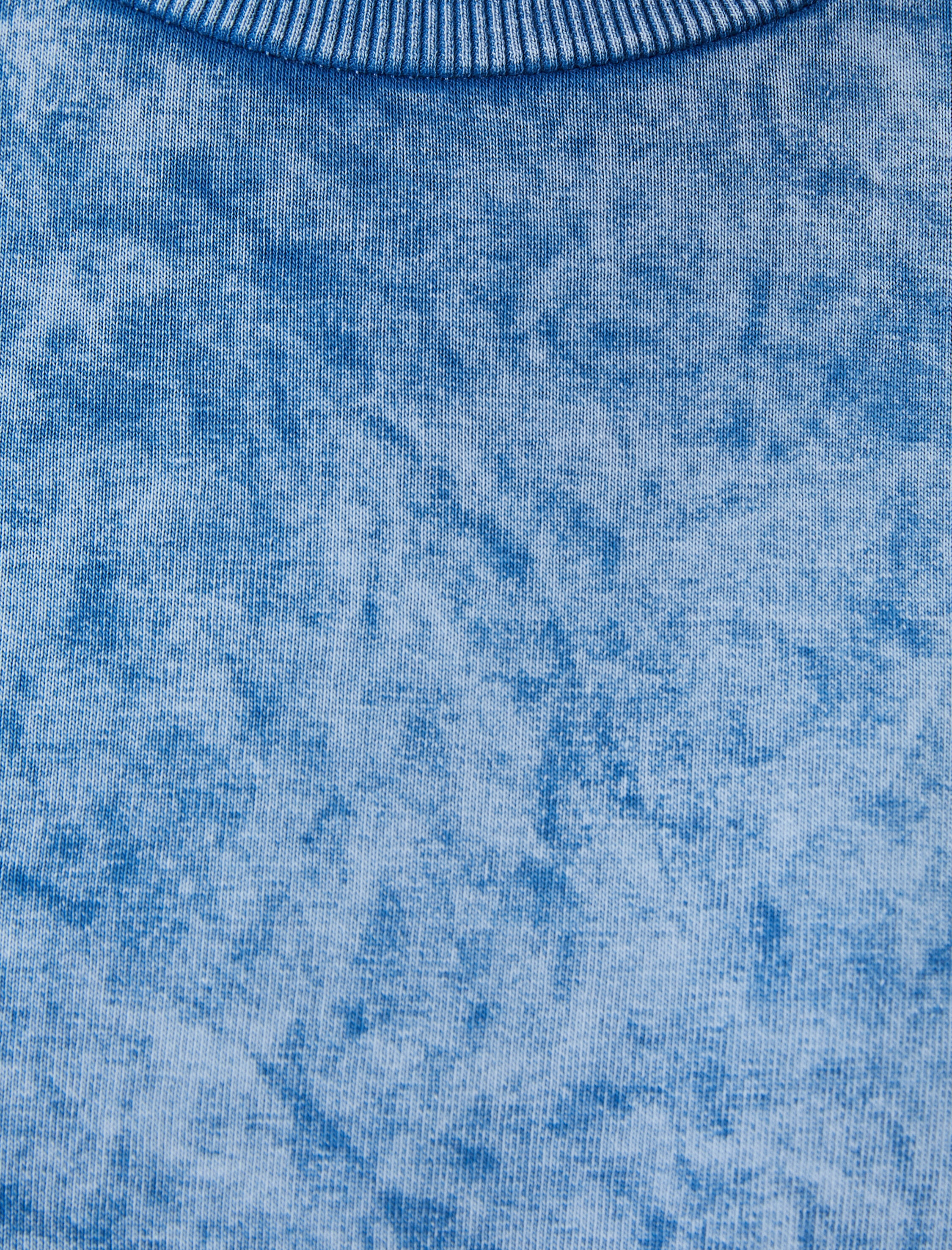   Bisiklet Yaka Sweatshirt Basic Yıkamalı