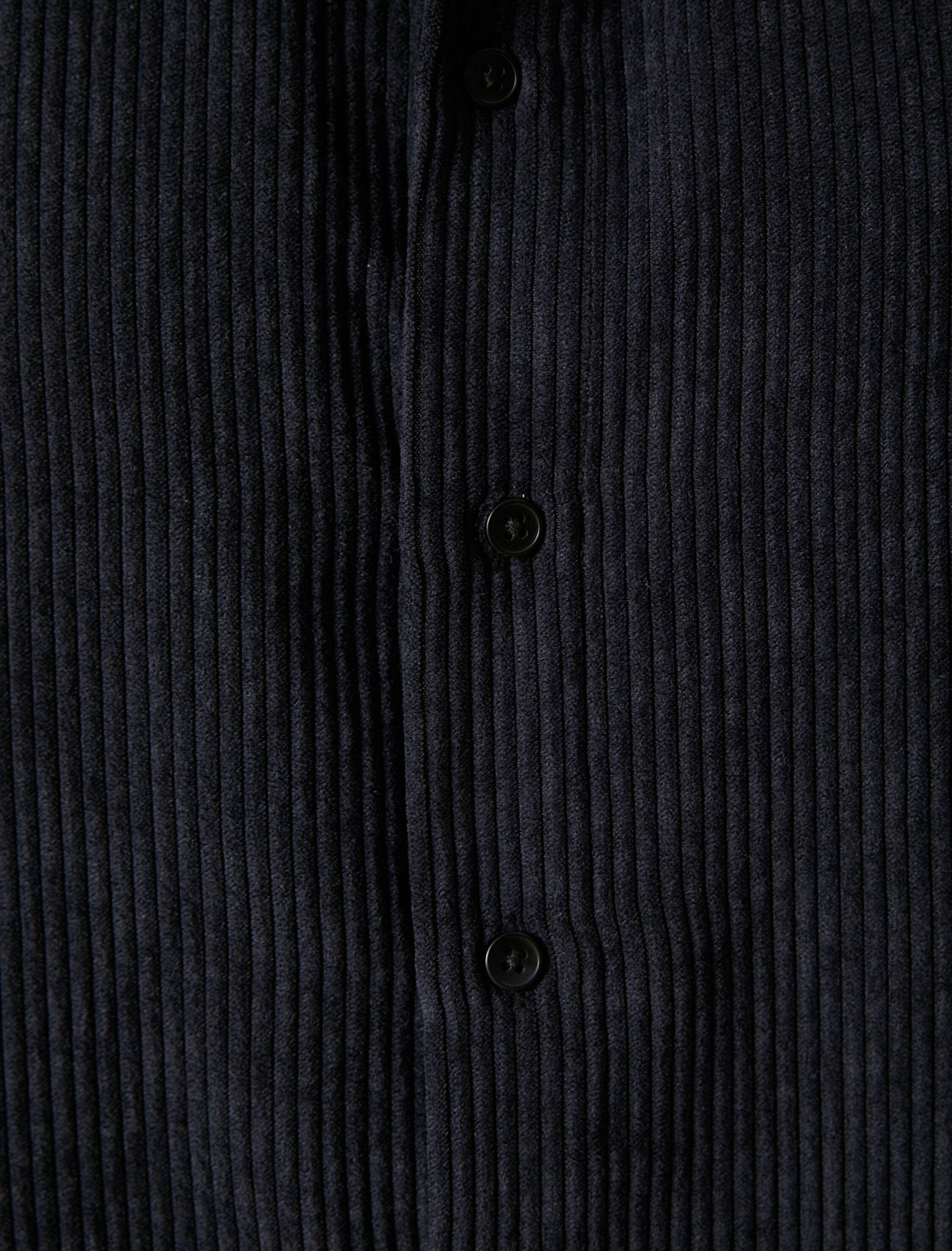   Kadife Gömlek Uzun Kollu Klasik Yaka Düğmeli