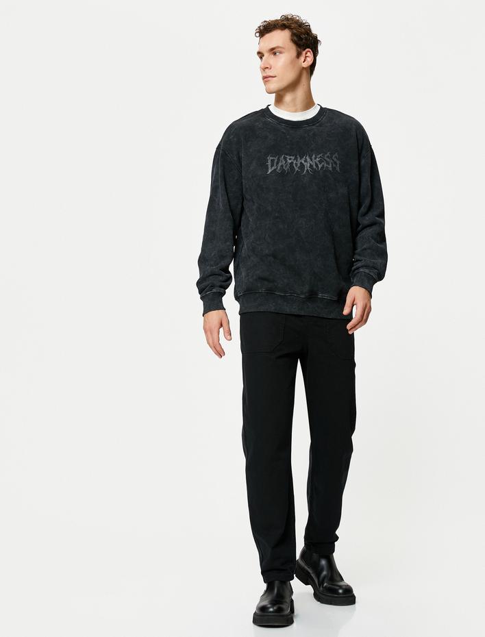  Beli Bağcıklı Pantolon Cep Detaylı Pamuklu