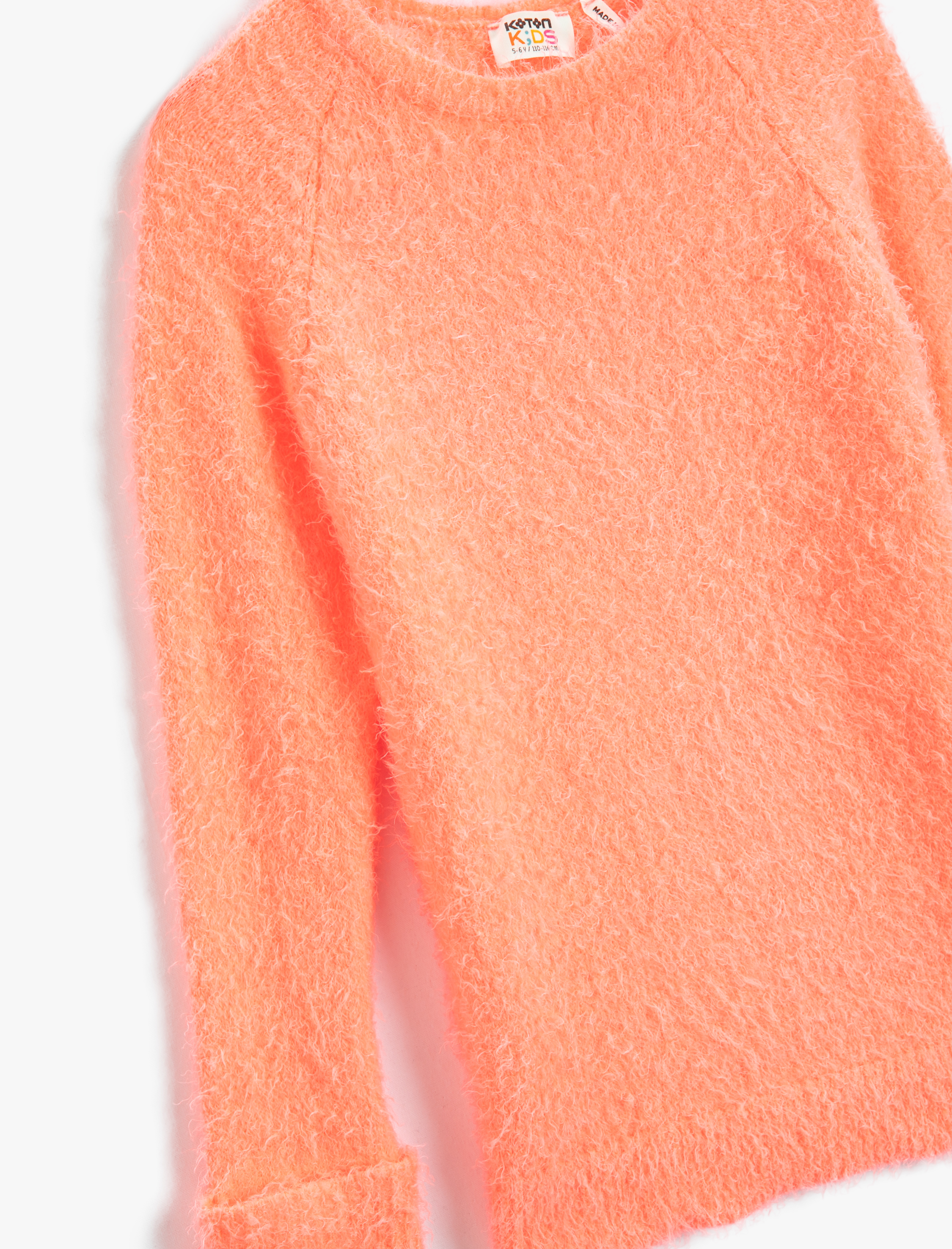  Kız Çocuk Basic Peluş Kazak