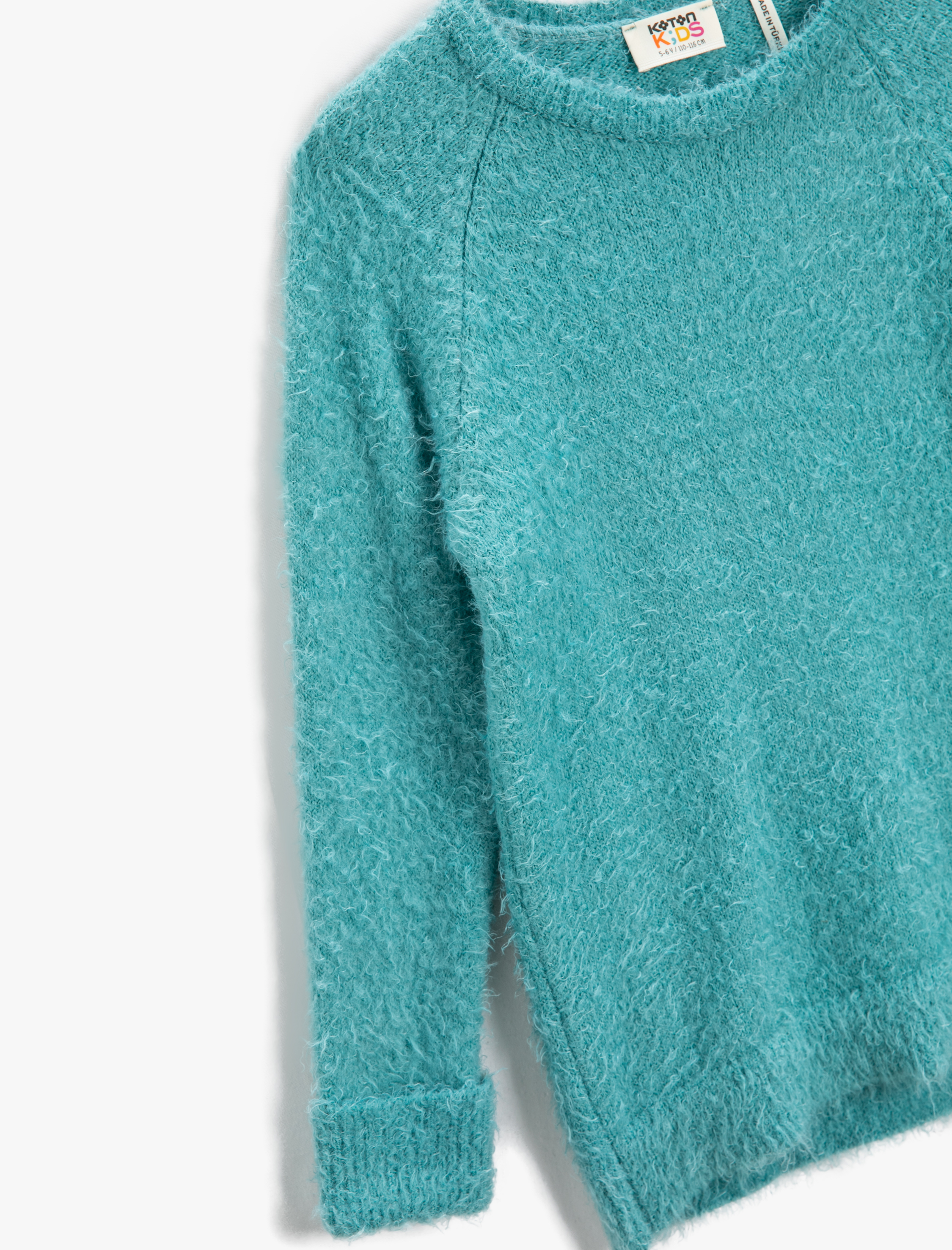  Kız Çocuk Basic Peluş Kazak