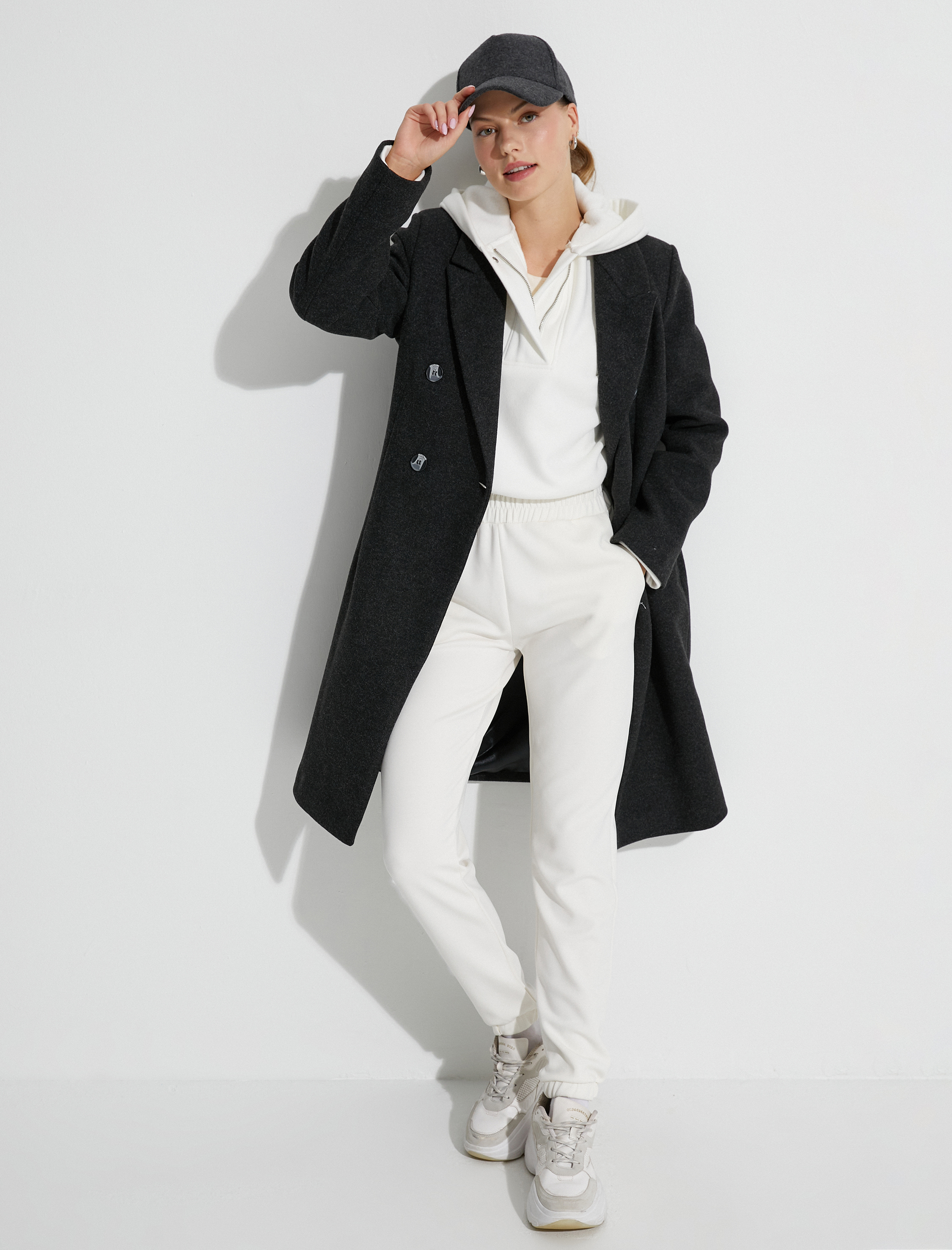   Basic Jogger Eşofman Altı Cepli Beli Bağlamalı Modal Kumaş Yumuşak Tuşe Dokulu