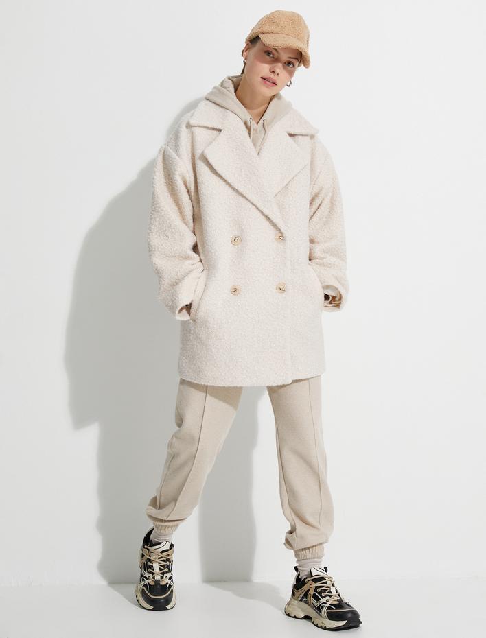  Buklet Kaban Kruvaze Cepli Astarlı