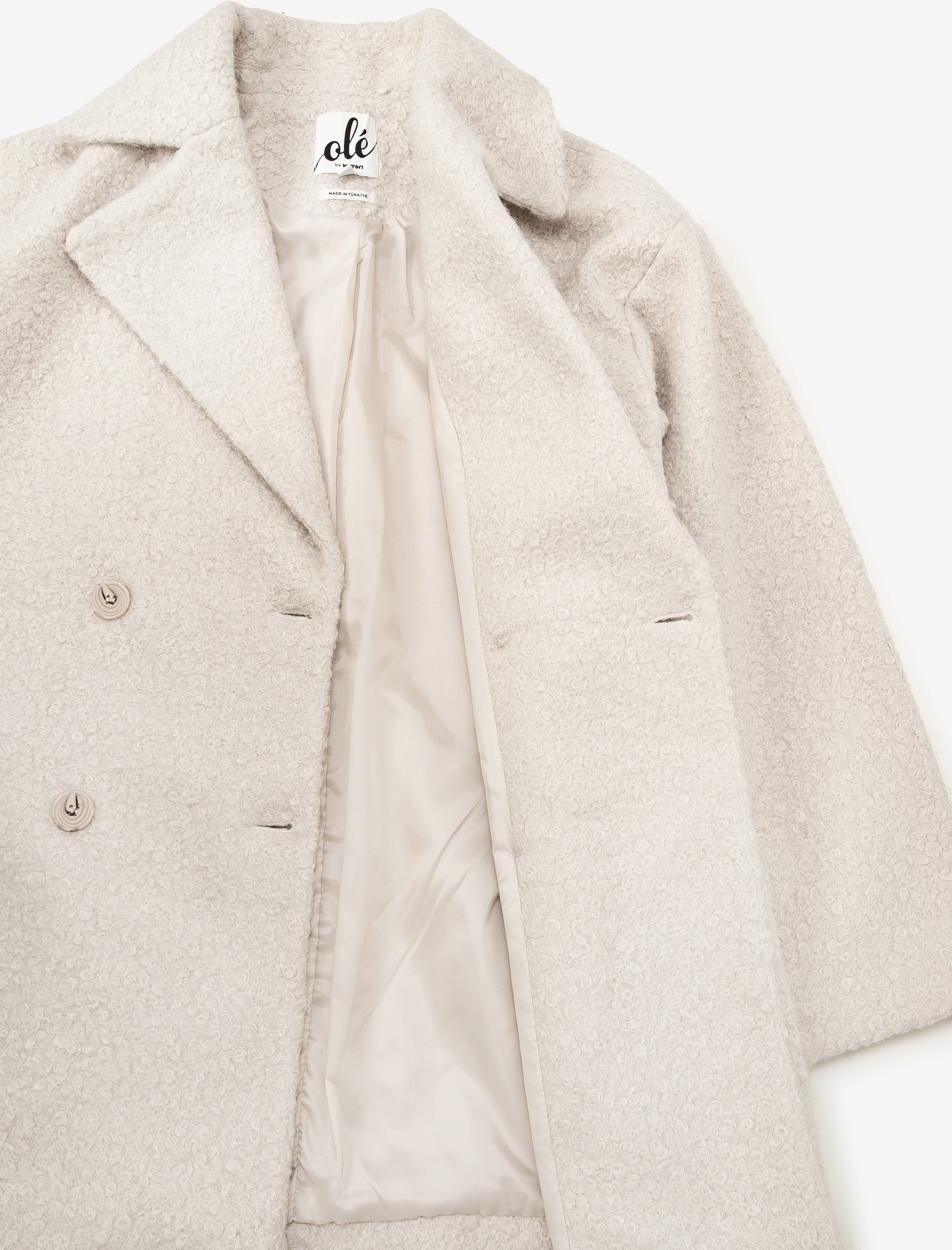 Buklet Kaban Kruvaze Cepli Astarlı