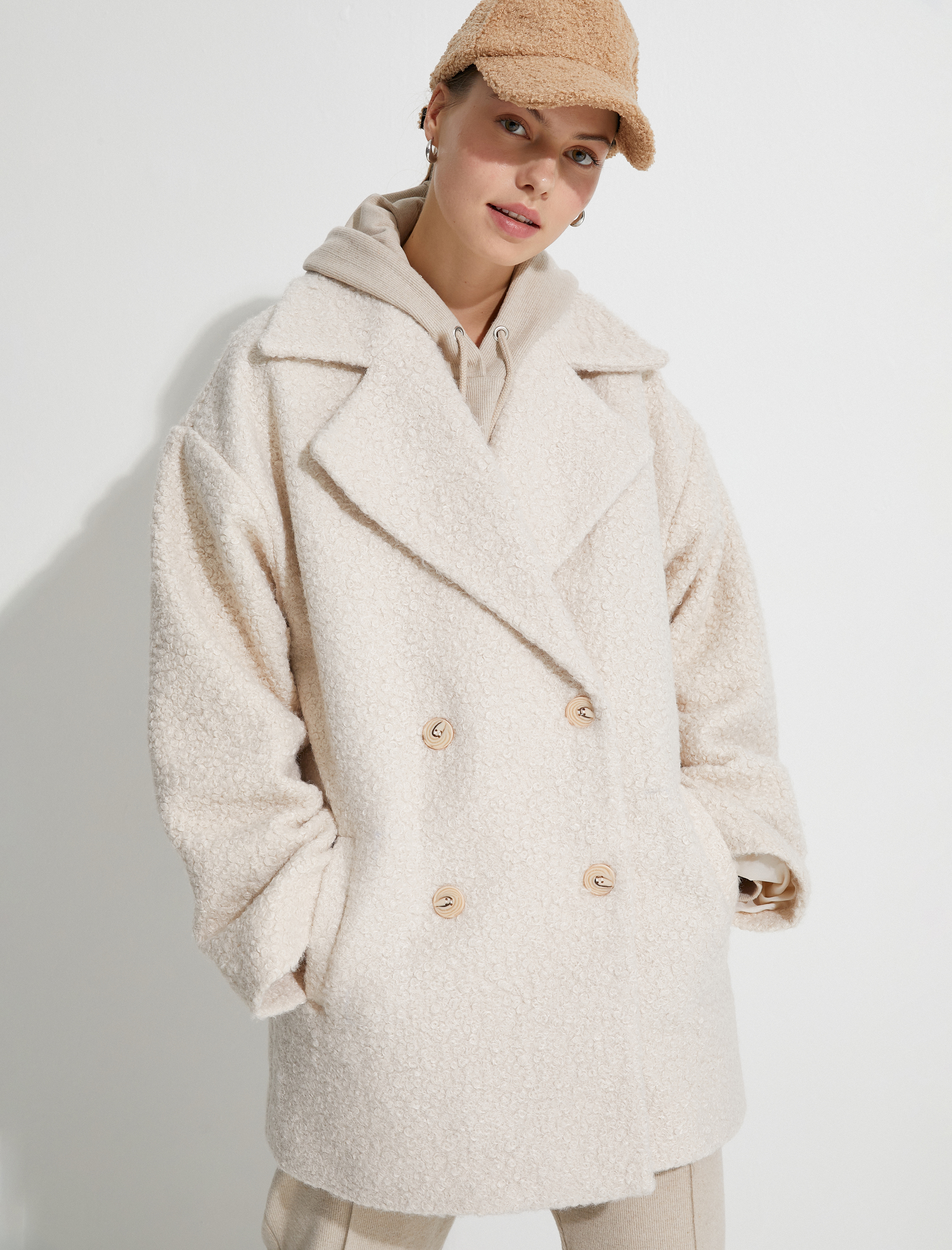 Buklet Kaban Kruvaze Cepli Astarlı